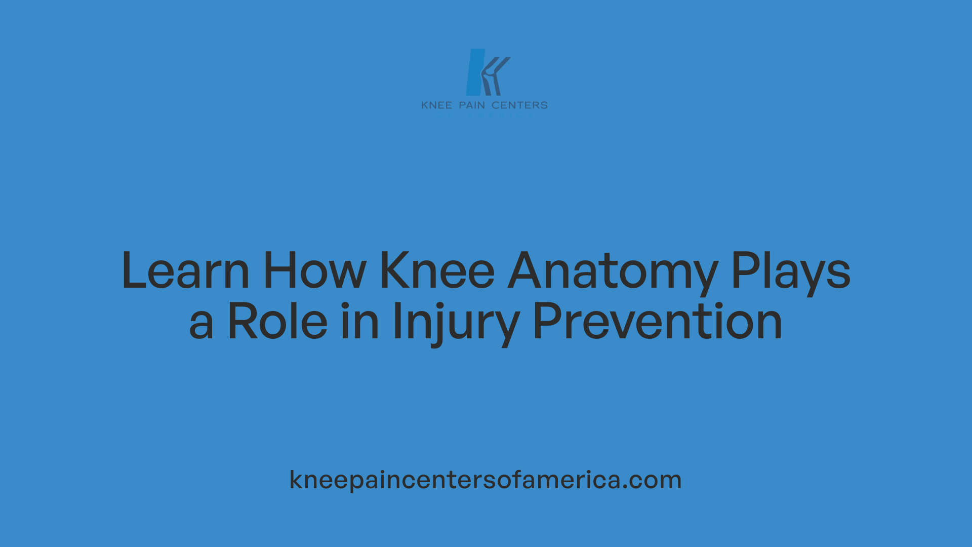 Learn How Knee Anatomy Plays a Role in Injury Prevention