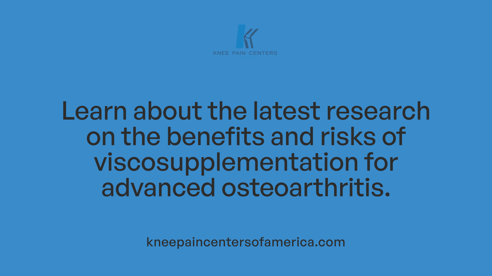 Learn about the latest research on the benefits and risks of viscosupplementation for advanced osteoarthritis.