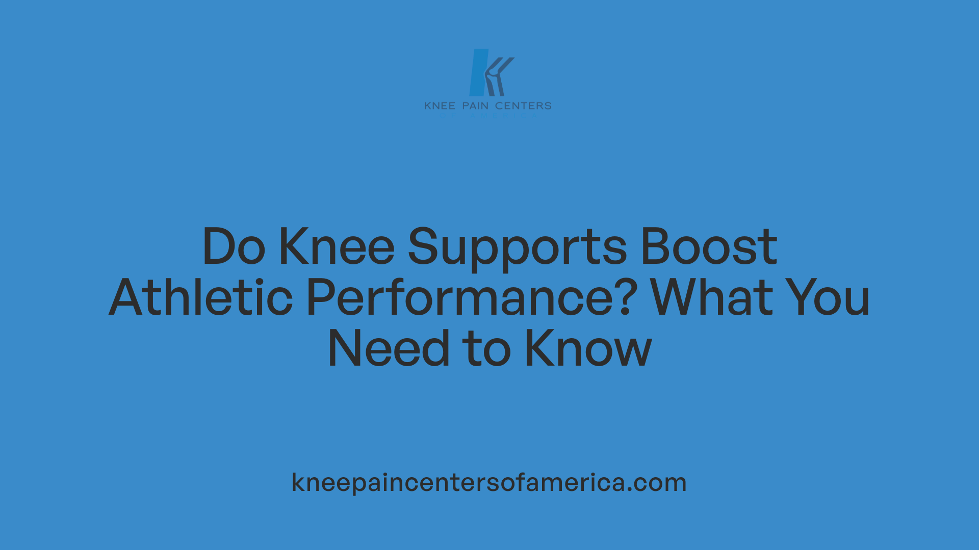 Do Knee Supports Boost Athletic Performance? What You Need to Know
