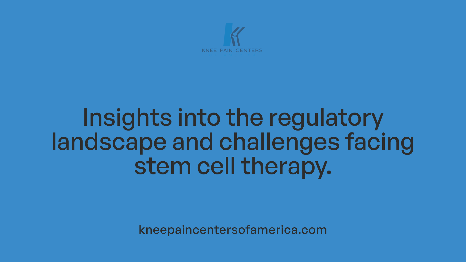 Insights into the regulatory landscape and challenges facing stem cell therapy.