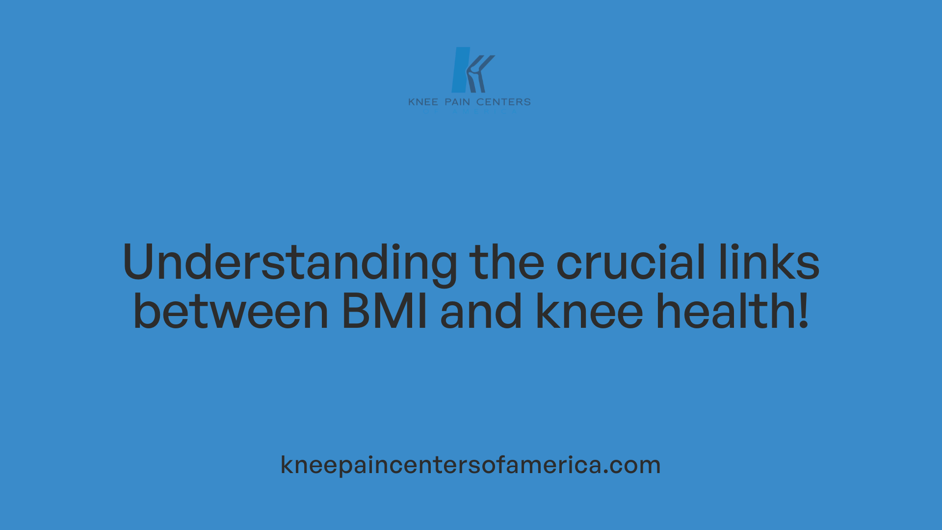 Understanding the crucial links between BMI and knee health!