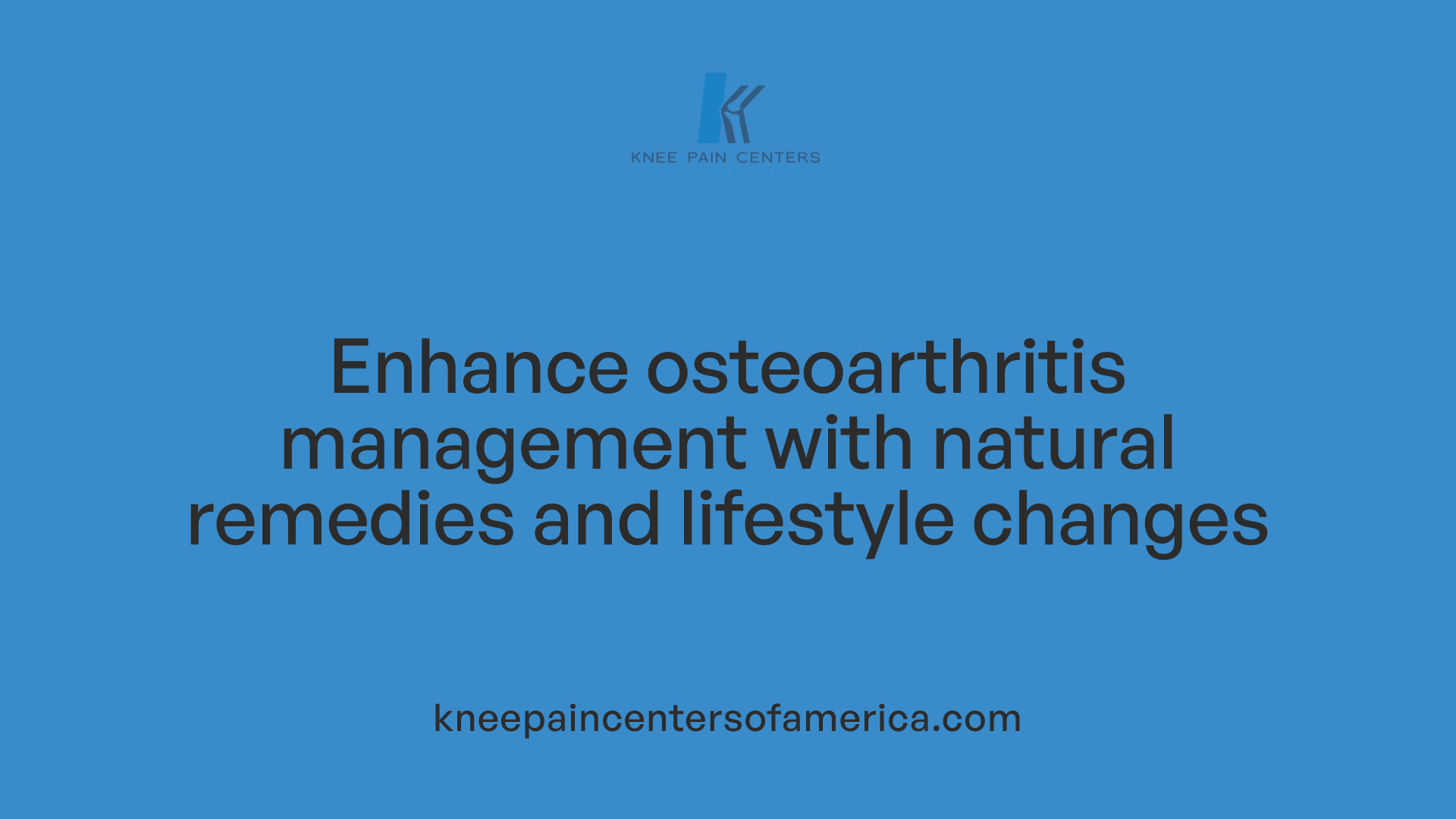 Enhance osteoarthritis management with natural remedies and lifestyle changes