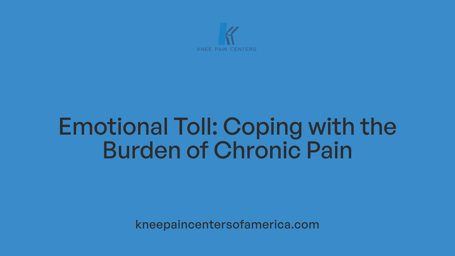 Emotional Toll: Coping with the Burden of Chronic Pain