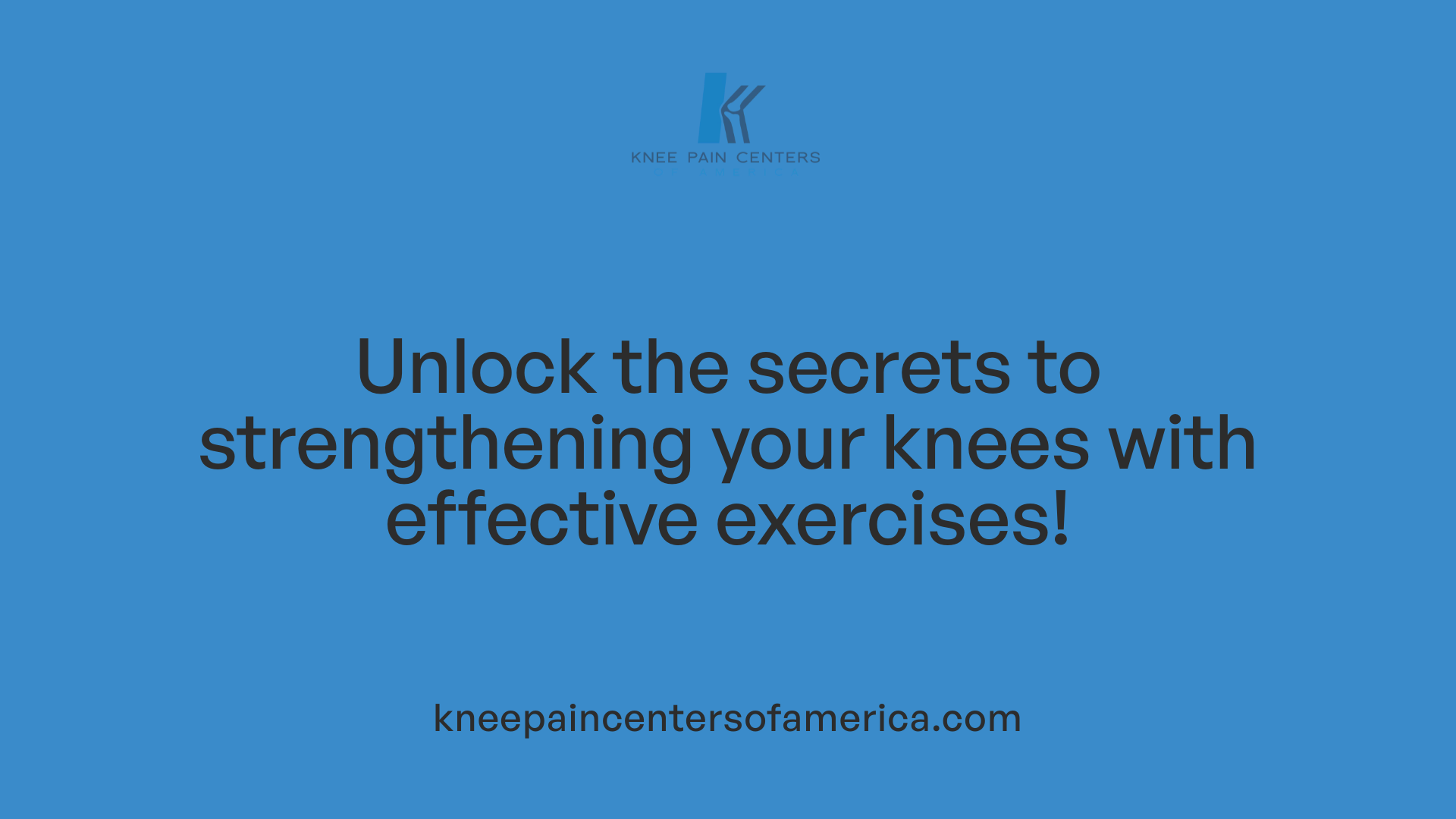 Unlock the secrets to strengthening your knees with effective exercises!