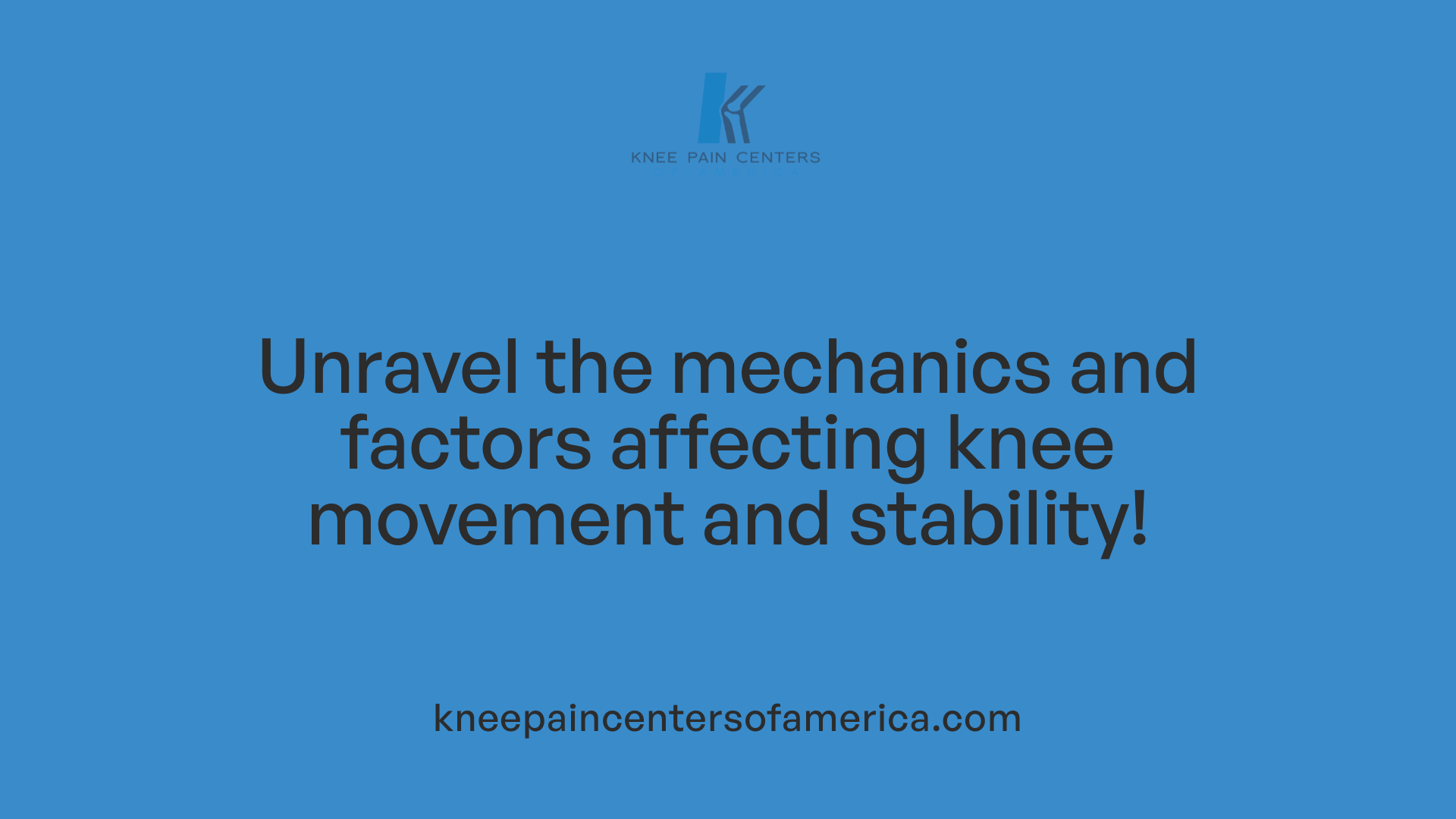 Unravel the mechanics and factors affecting knee movement and stability!