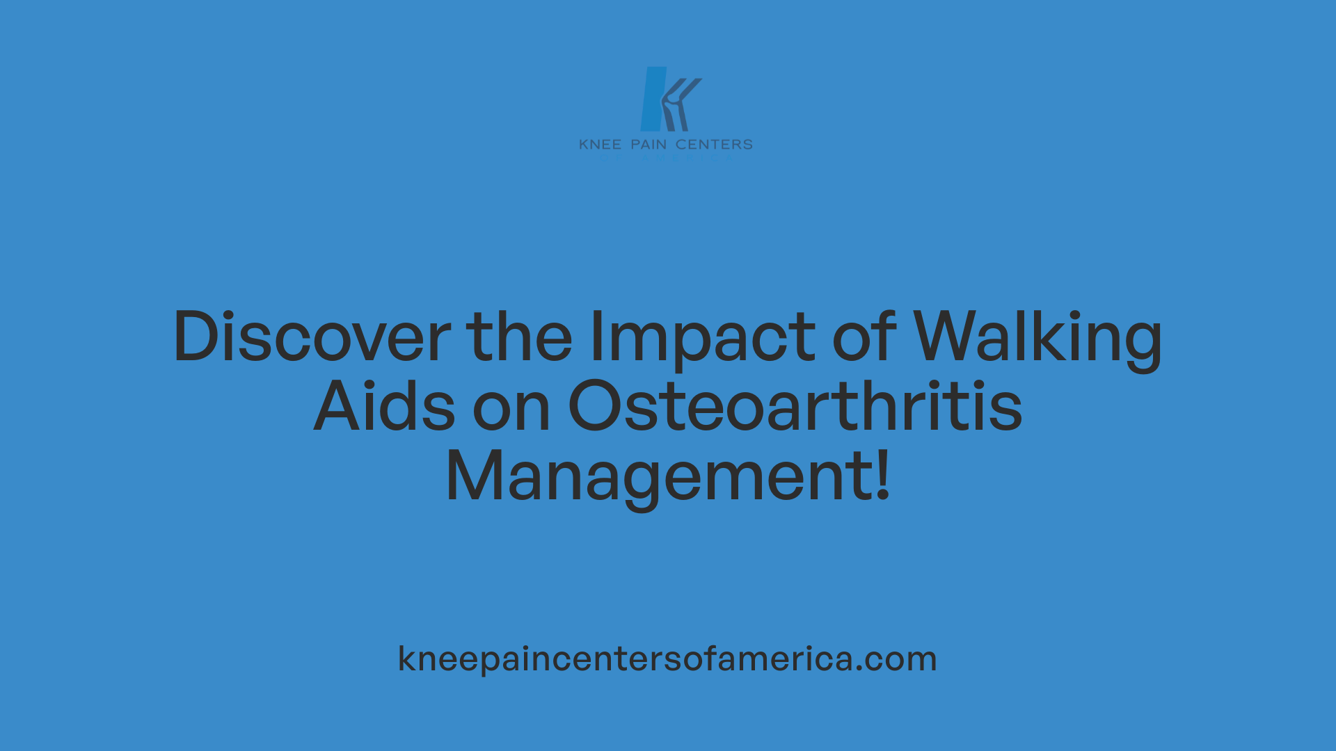 Discover the Impact of Walking Aids on Osteoarthritis Management!