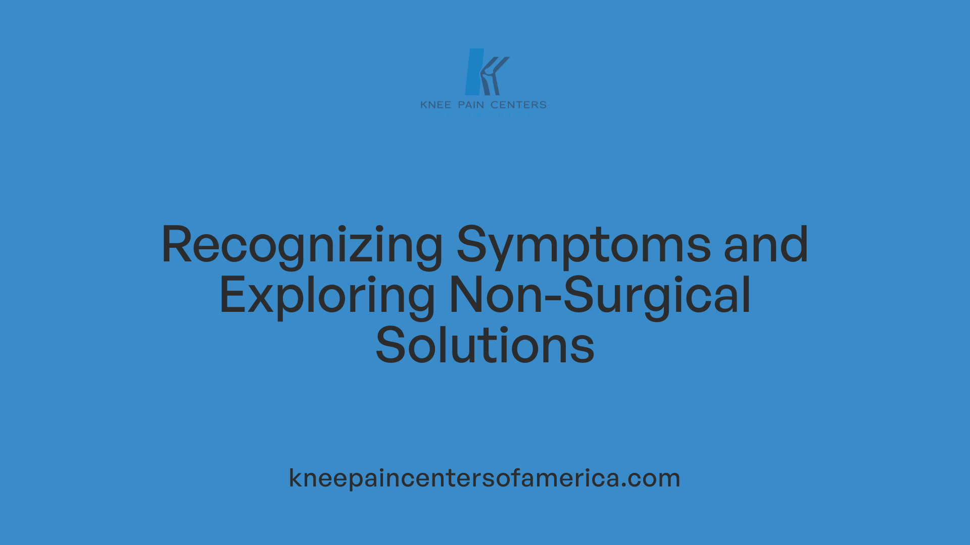 Recognizing Symptoms and Exploring Non-Surgical Solutions