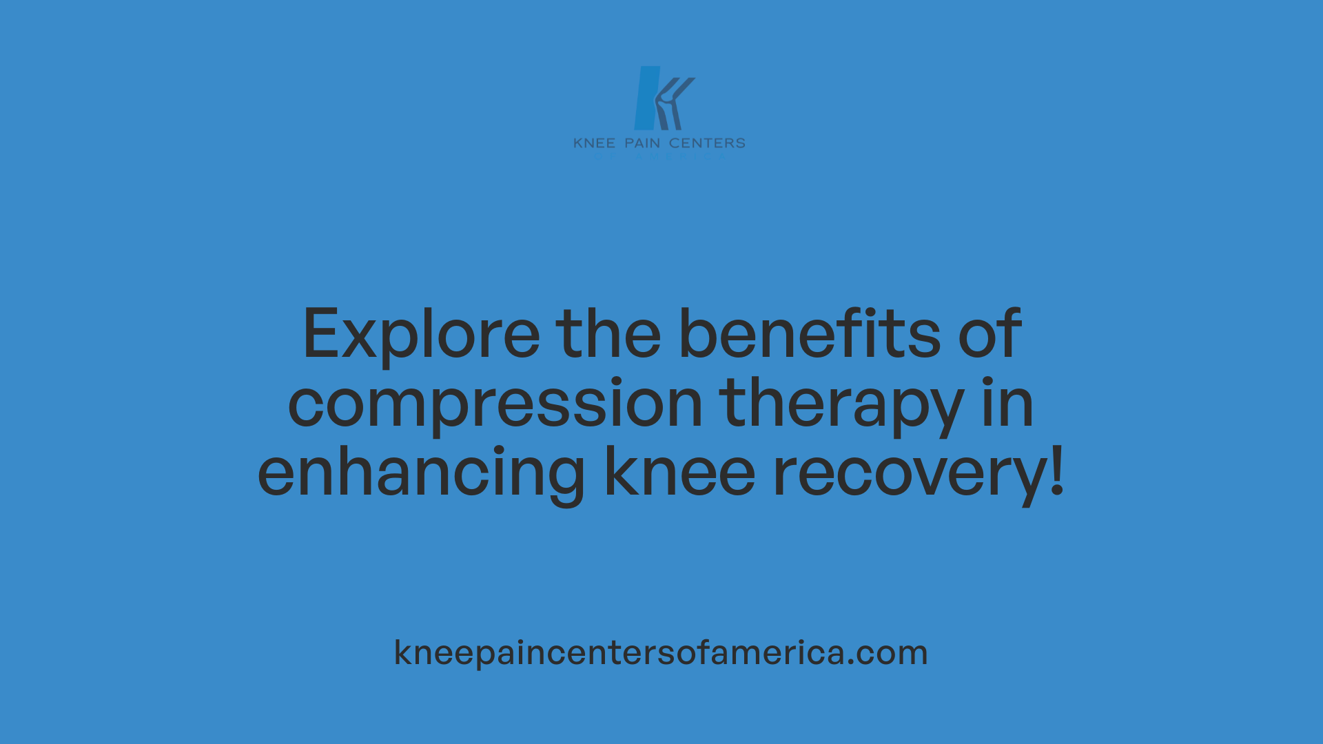 Explore the benefits of compression therapy in enhancing knee recovery!
