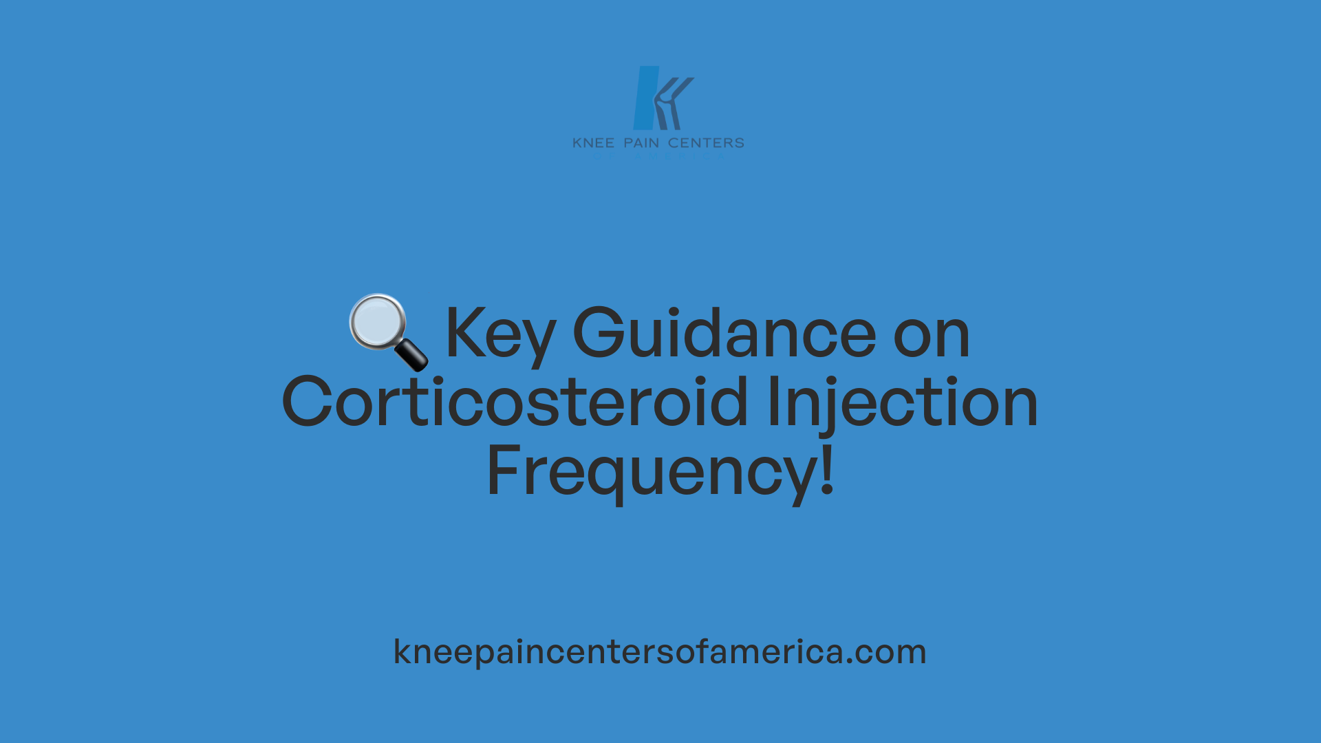 🔍 Key Guidance on Corticosteroid Injection Frequency!