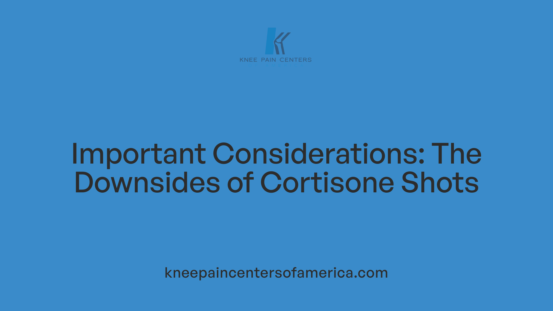 Important Considerations: The Downsides of Cortisone Shots