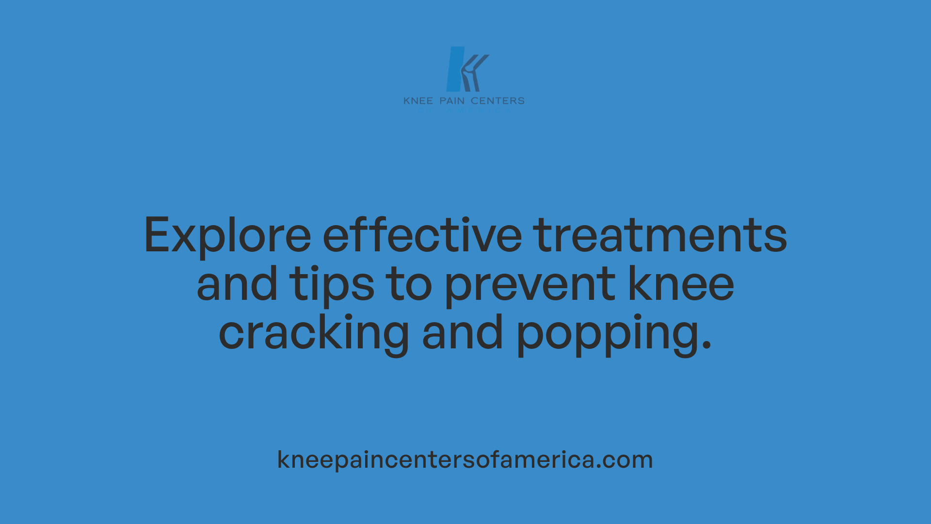Explore effective treatments and tips to prevent knee cracking and popping.