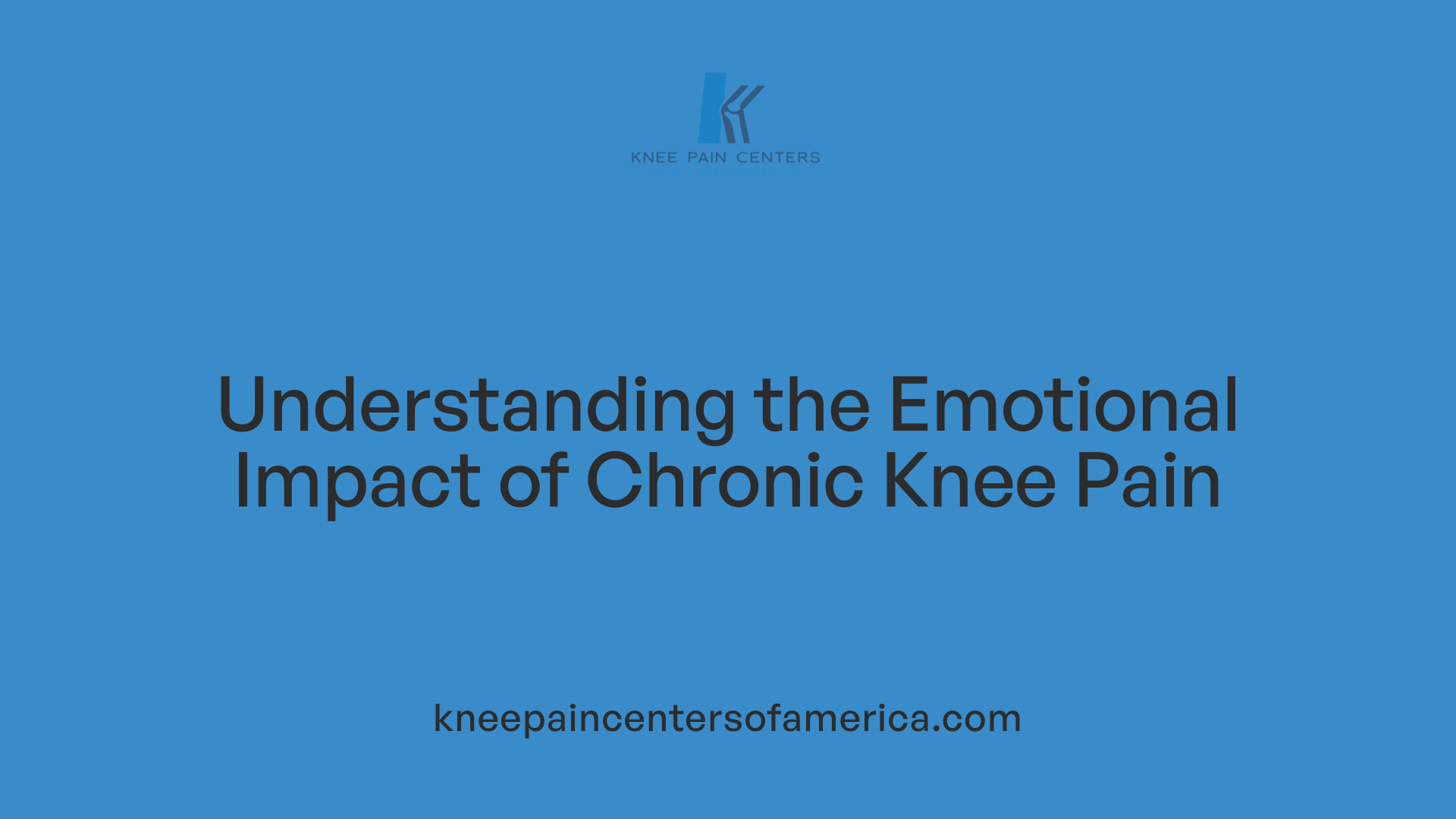 Understanding the Emotional Impact of Chronic Knee Pain