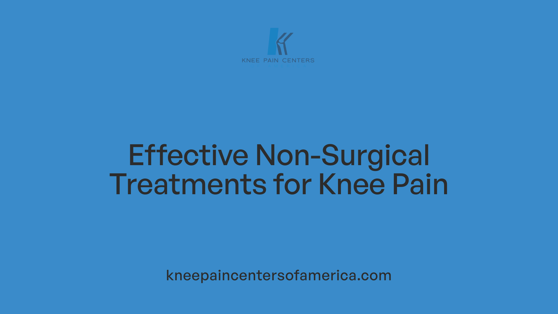 Effective Non-Surgical Treatments for Knee Pain