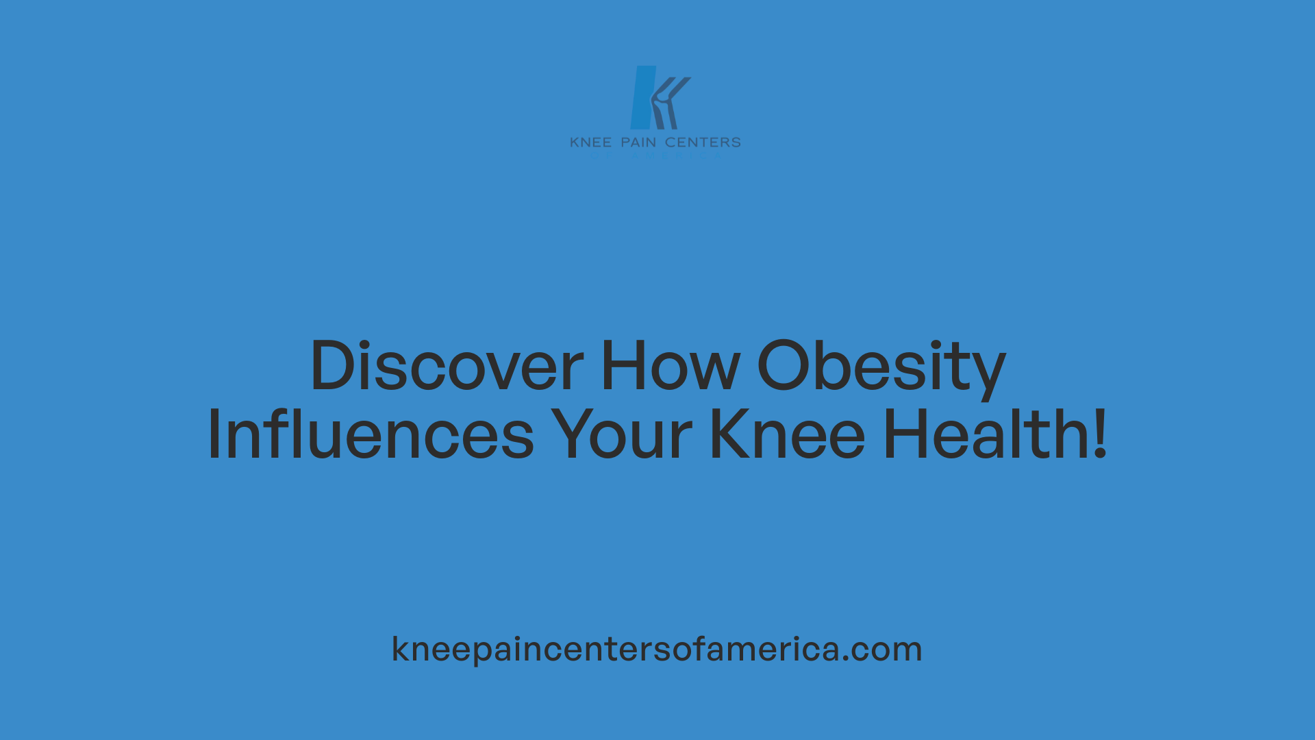 Discover How Obesity Influences Your Knee Health!