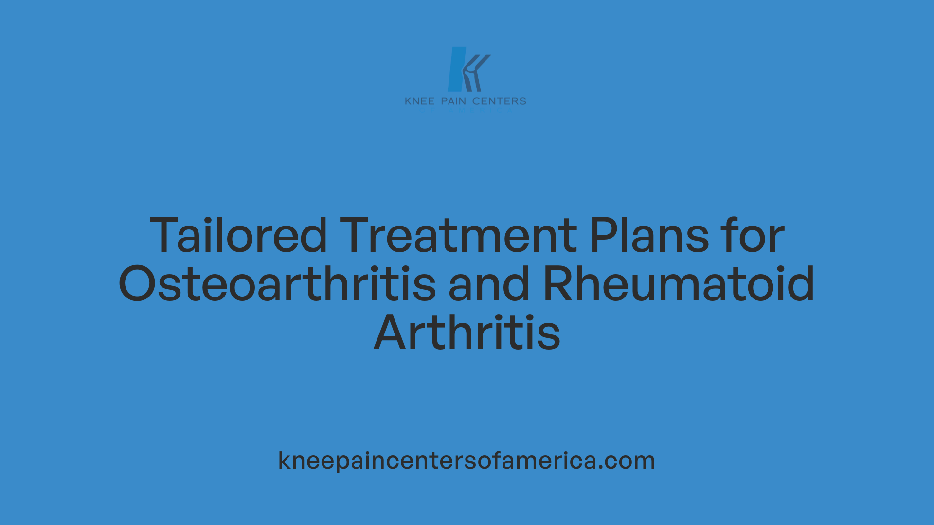 Tailored Treatment Plans for Osteoarthritis and Rheumatoid Arthritis