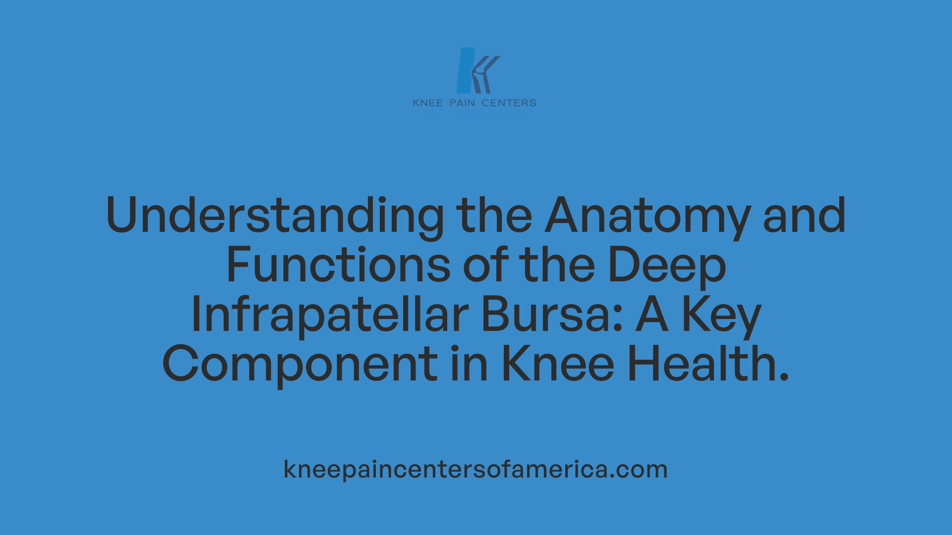 Understanding the Anatomy and Functions of the Deep Infrapatellar Bursa: A Key Component in Knee Health.