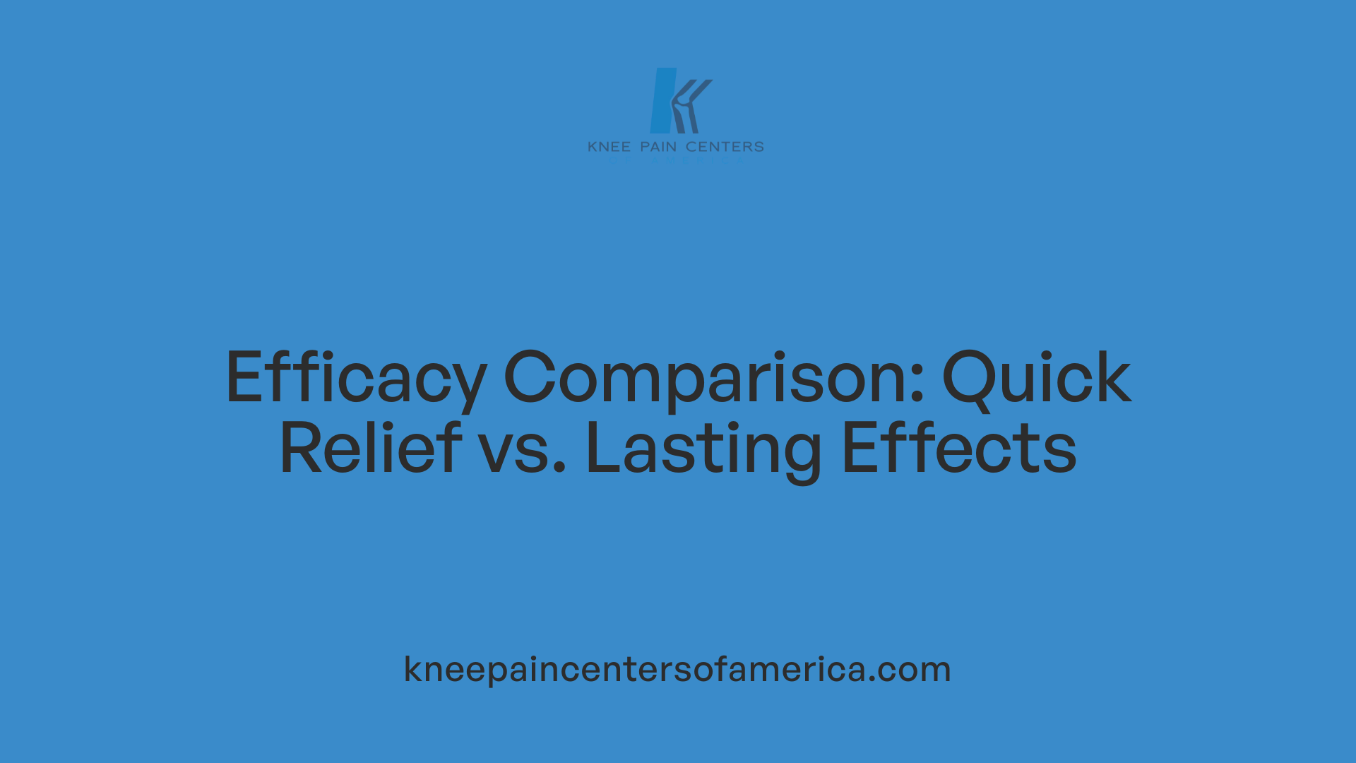 Efficacy Comparison: Quick Relief vs. Lasting Effects