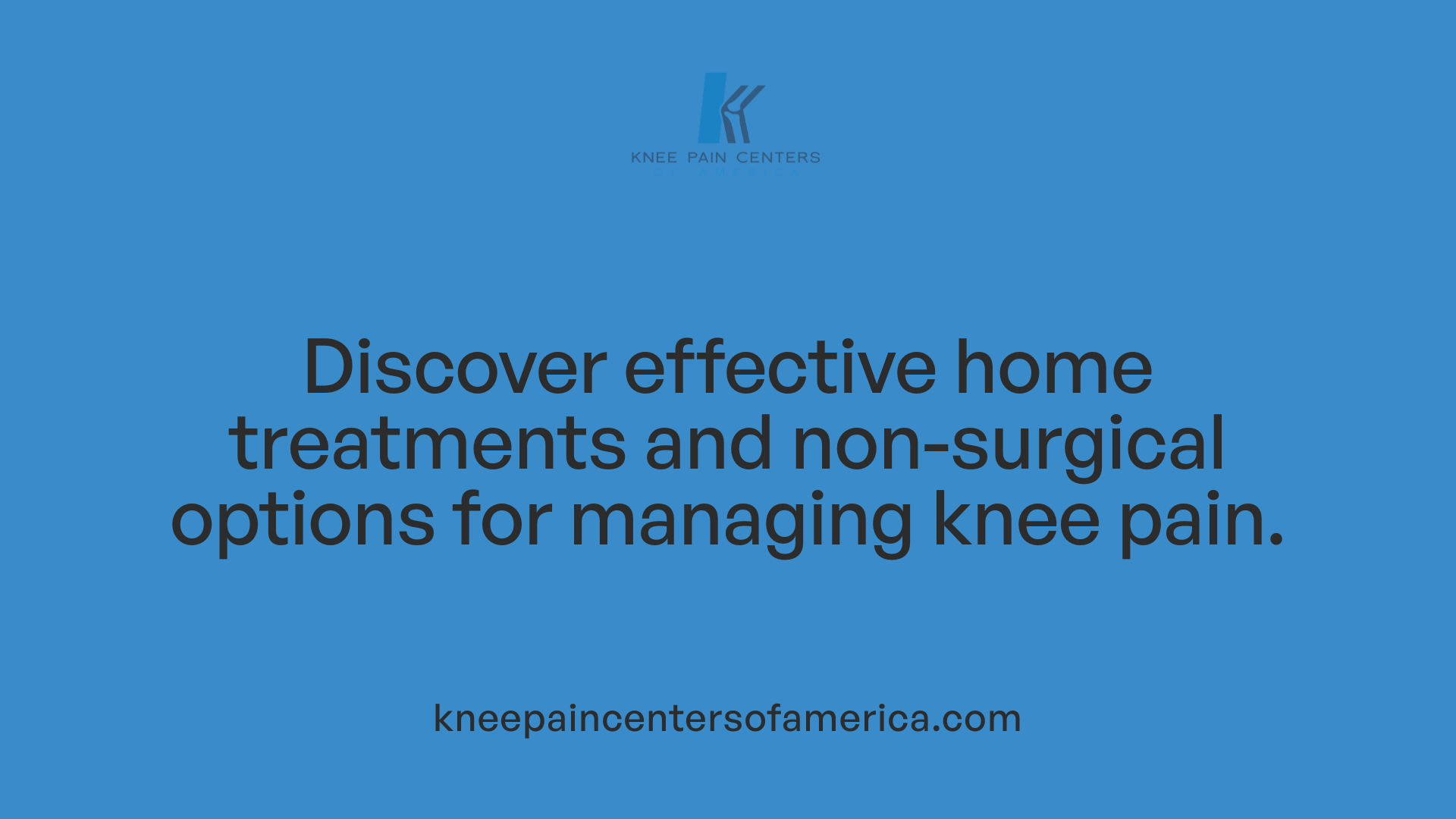 Discover effective home treatments and non-surgical options for managing knee pain.