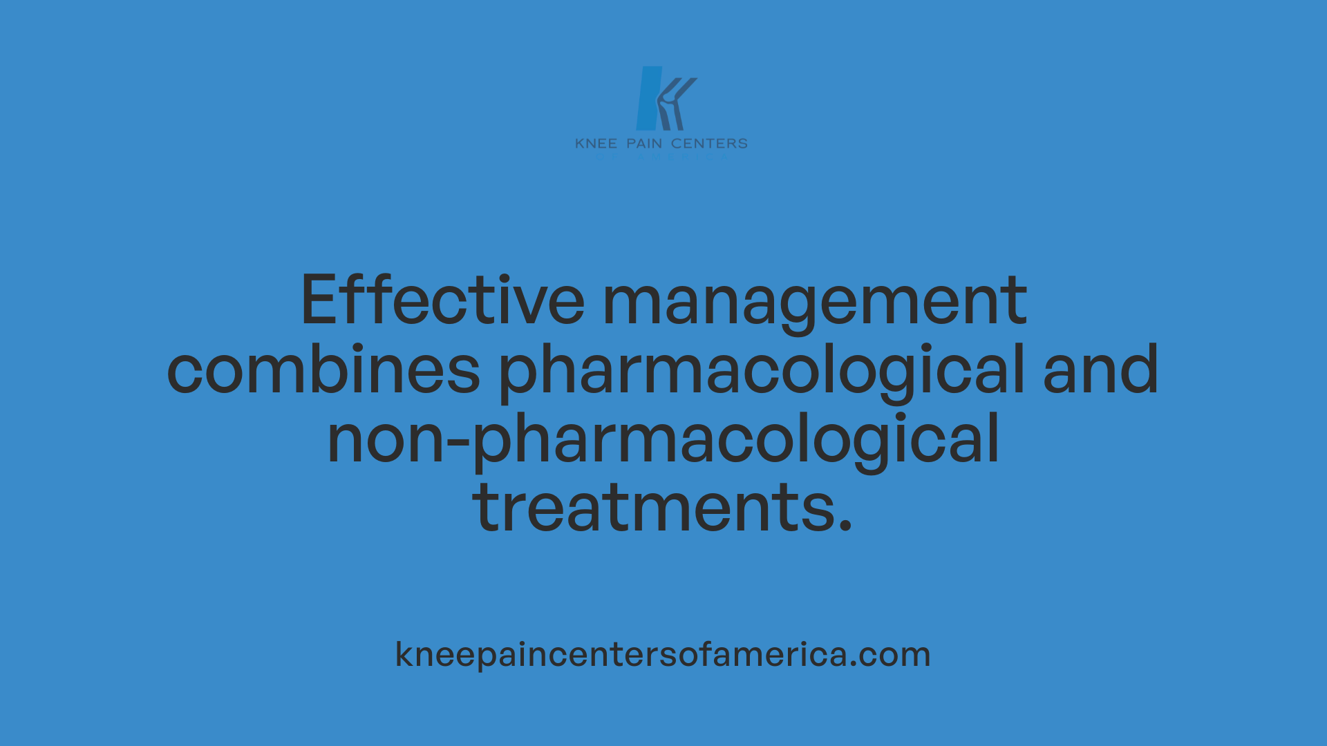 Effective management combines pharmacological and non-pharmacological treatments.