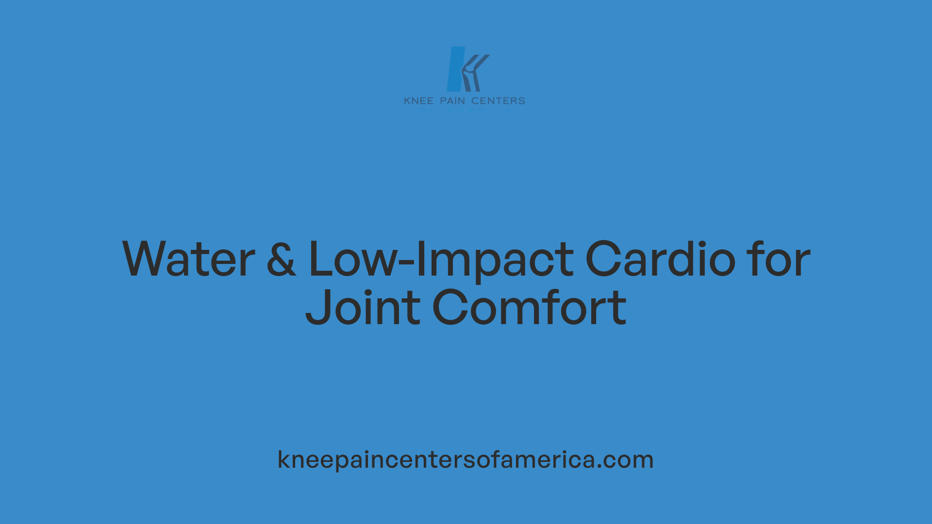Water &amp; Low-Impact Cardio for Joint Comfort