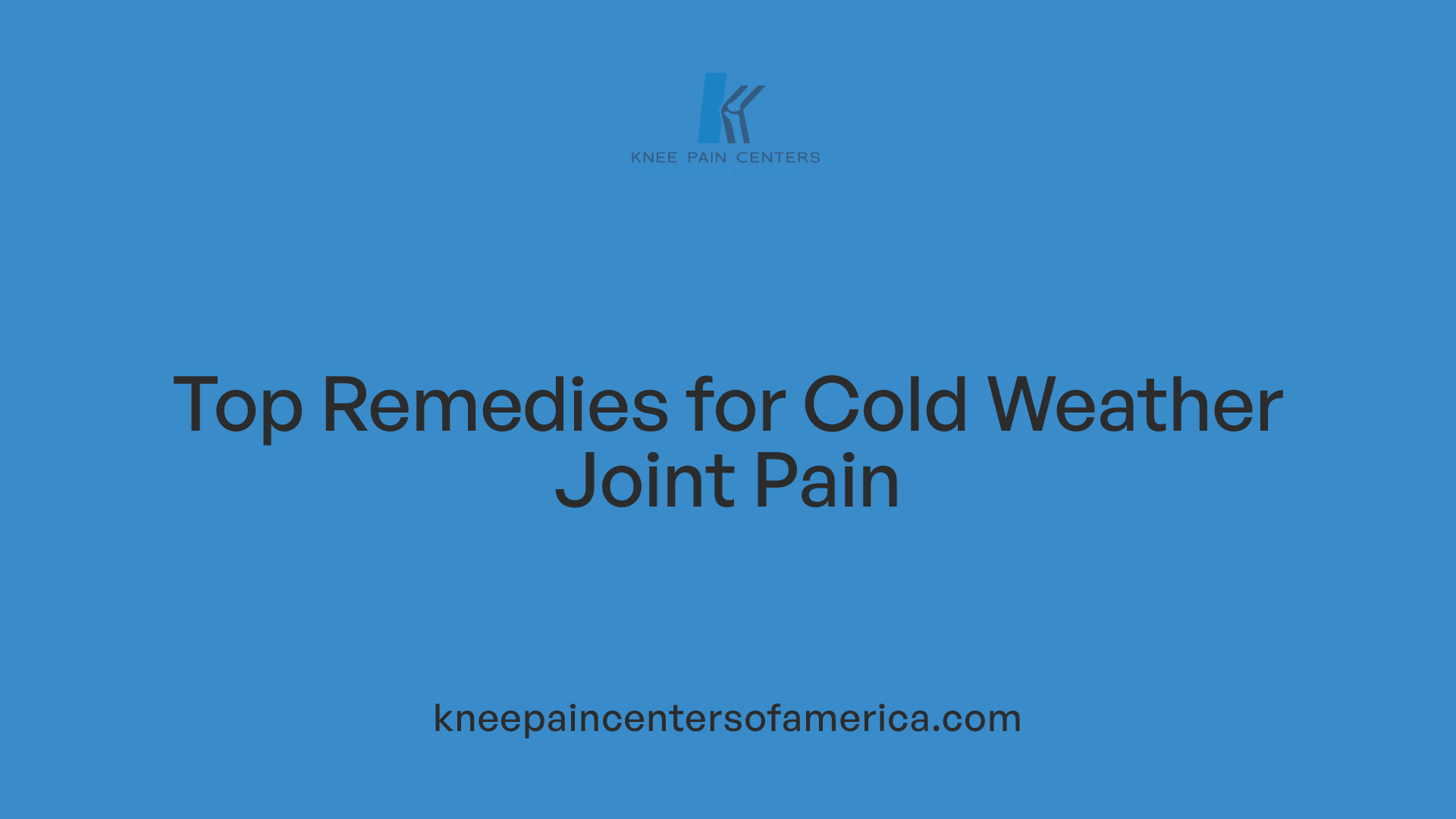 Top Remedies for Cold Weather Joint Pain