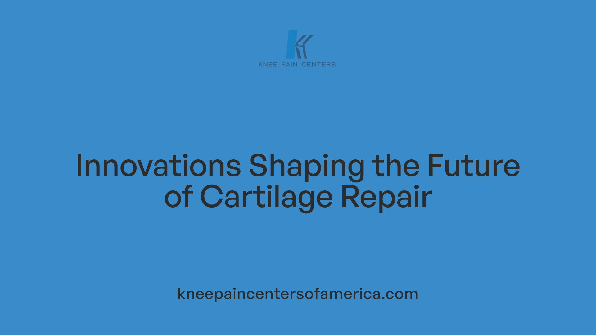 Innovations Shaping the Future of Cartilage Repair