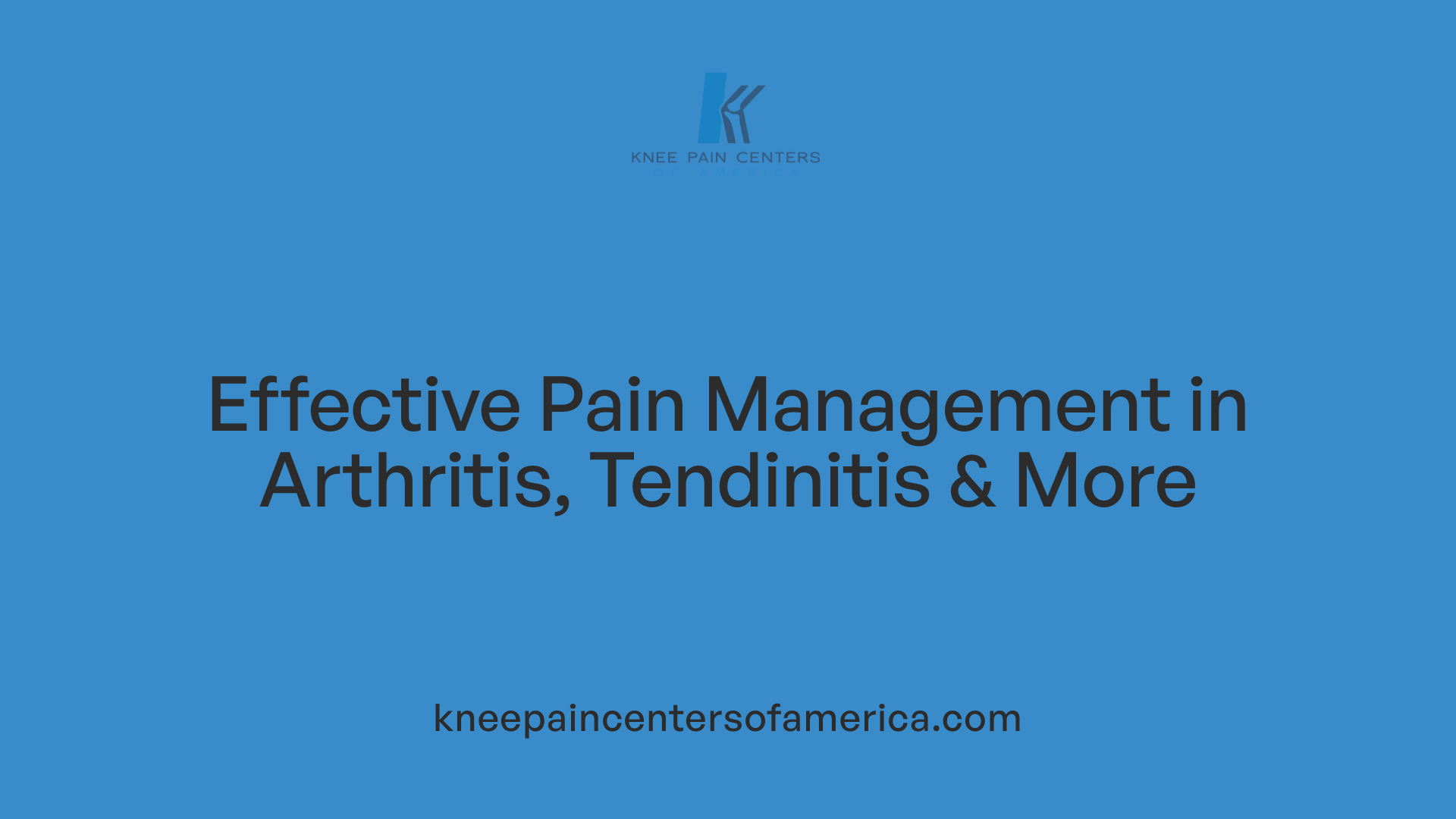 Effective Pain Management in Arthritis, Tendinitis &amp; More