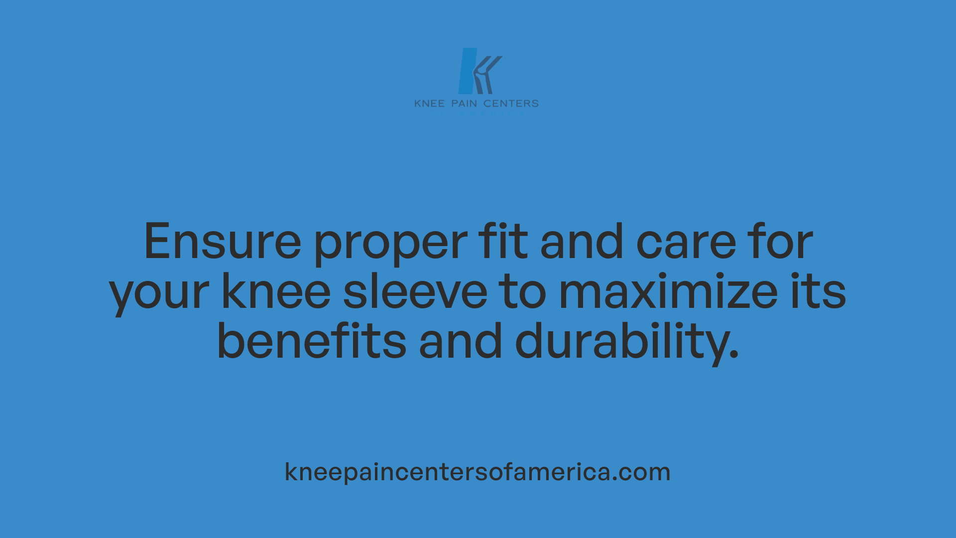 Ensure proper fit and care for your knee sleeve to maximize its benefits and durability.