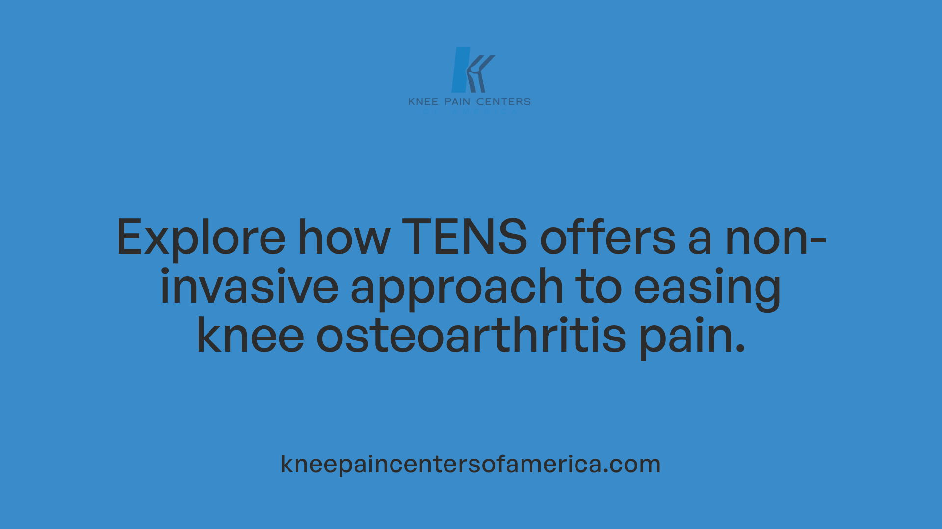Explore how TENS offers a non-invasive approach to easing knee osteoarthritis pain.