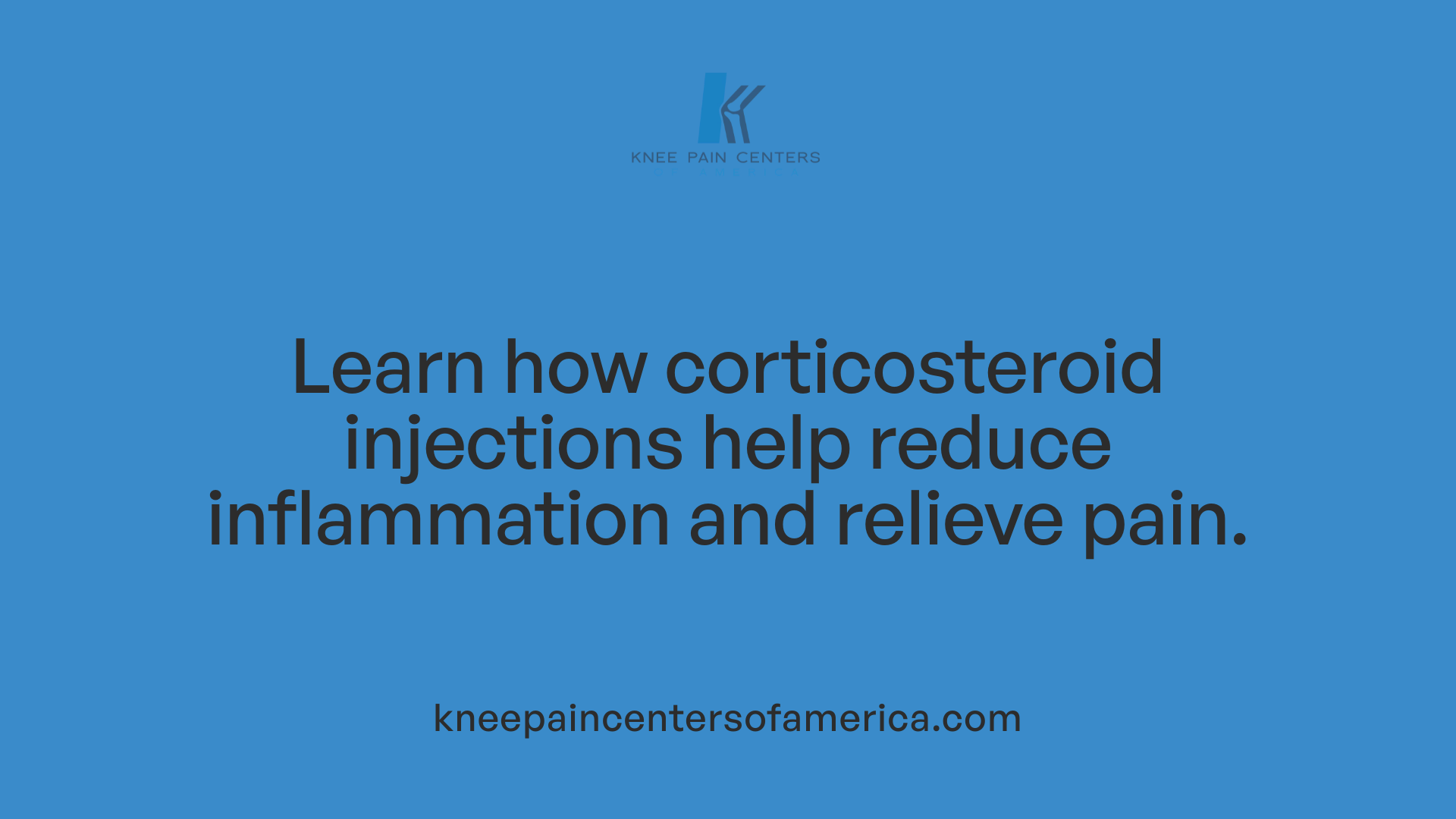Learn how corticosteroid injections help reduce inflammation and relieve pain.