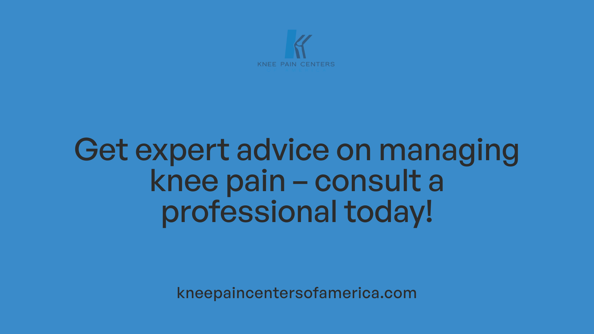 Get expert advice on managing knee pain – consult a professional today!