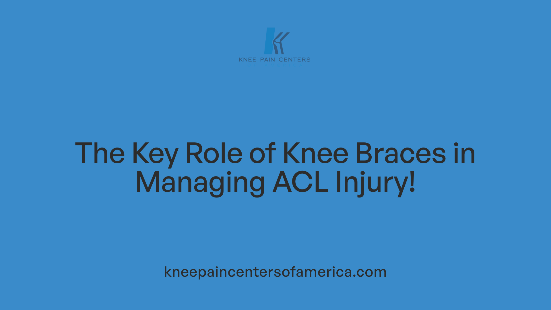 The Key Role of Knee Braces in Managing ACL Injury!