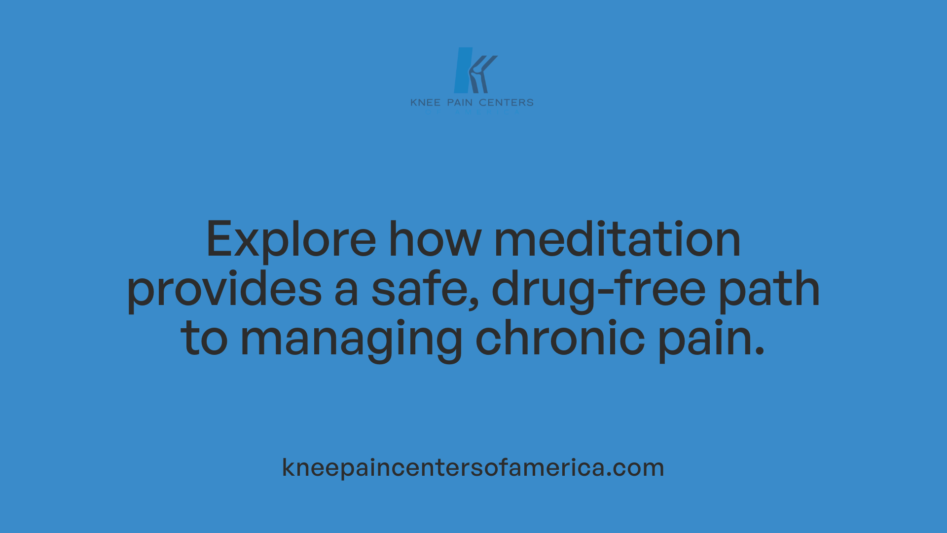Explore how meditation provides a safe, drug-free path to managing chronic pain.