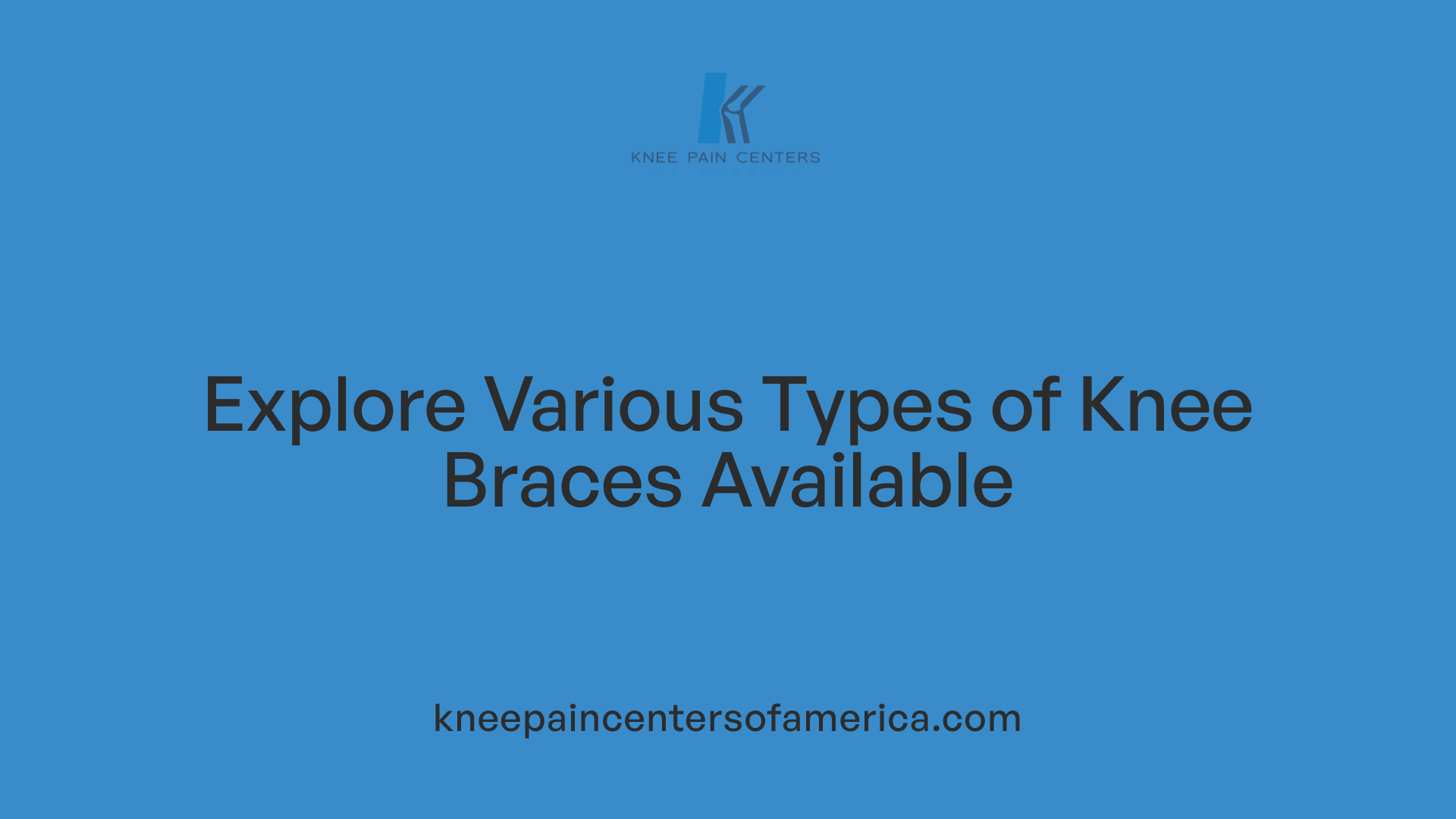 Explore Various Types of Knee Braces Available