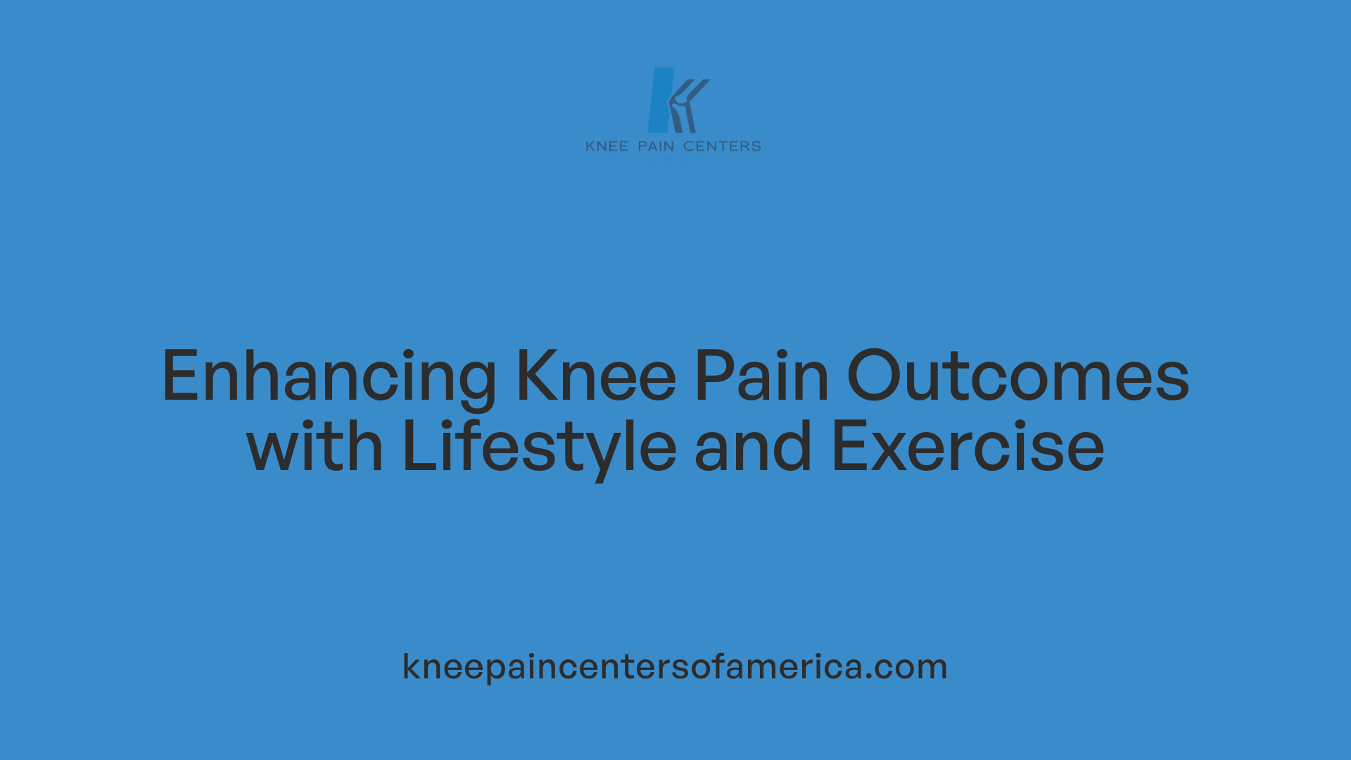 Enhancing Knee Pain Outcomes with Lifestyle and Exercise
