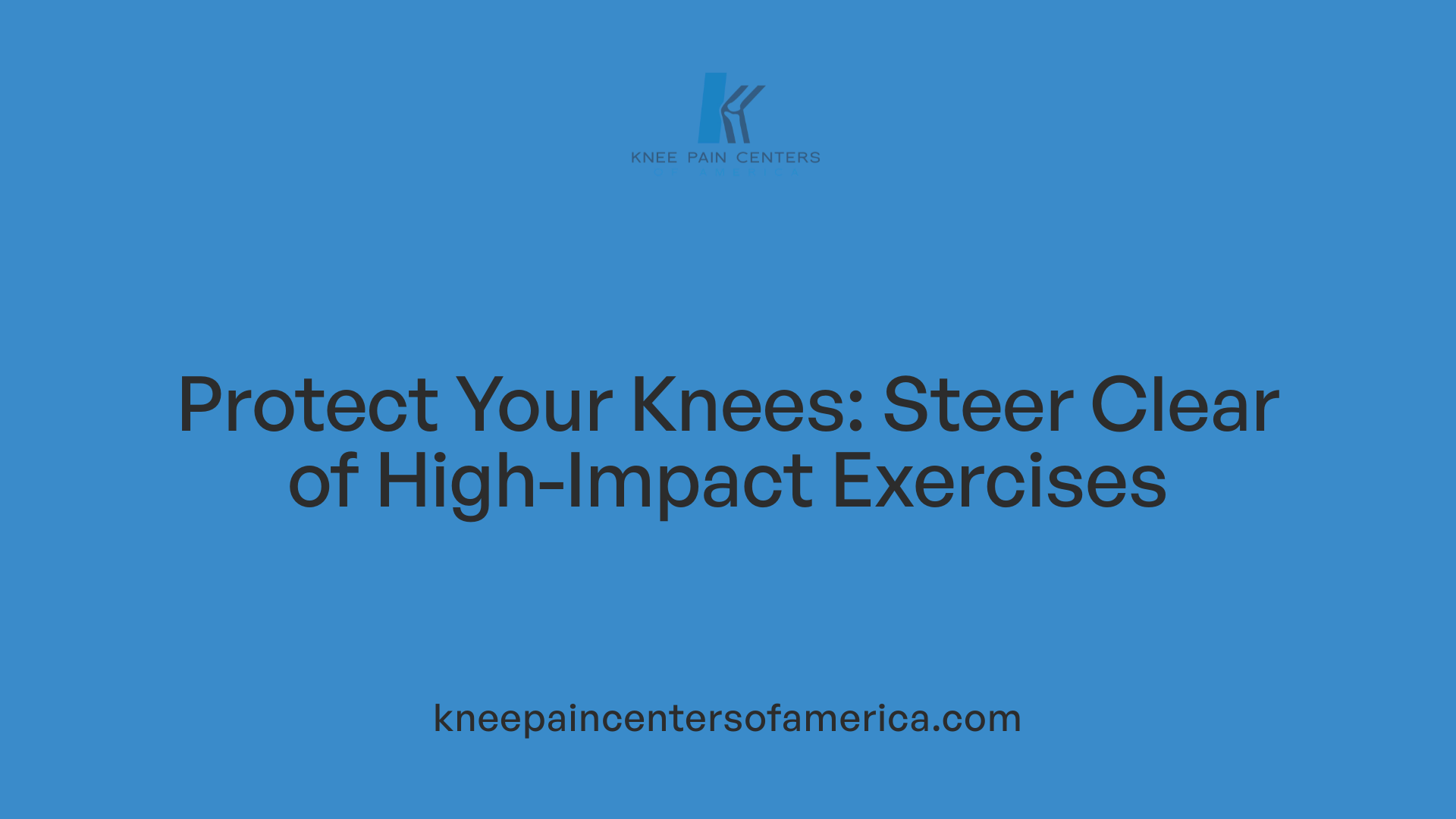 Protect Your Knees: Steer Clear of High-Impact Exercises