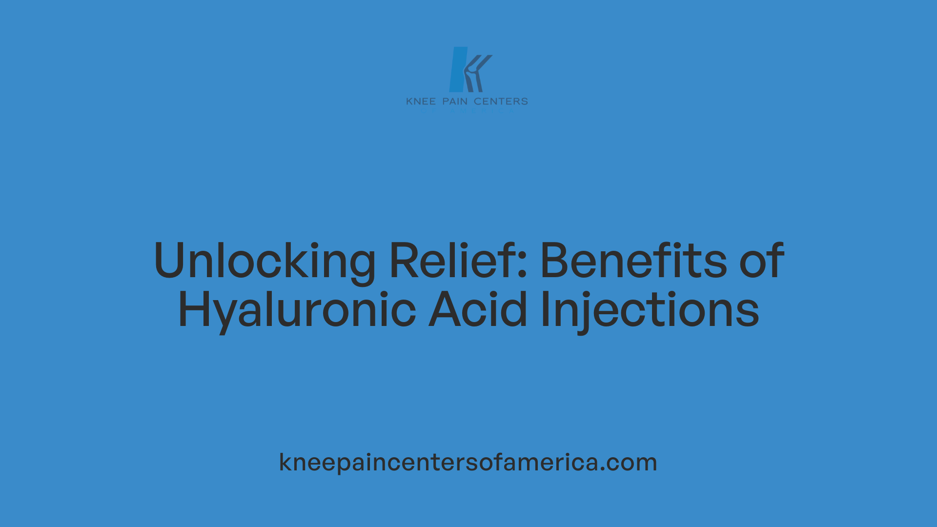 Unlocking Relief: Benefits of Hyaluronic Acid Injections