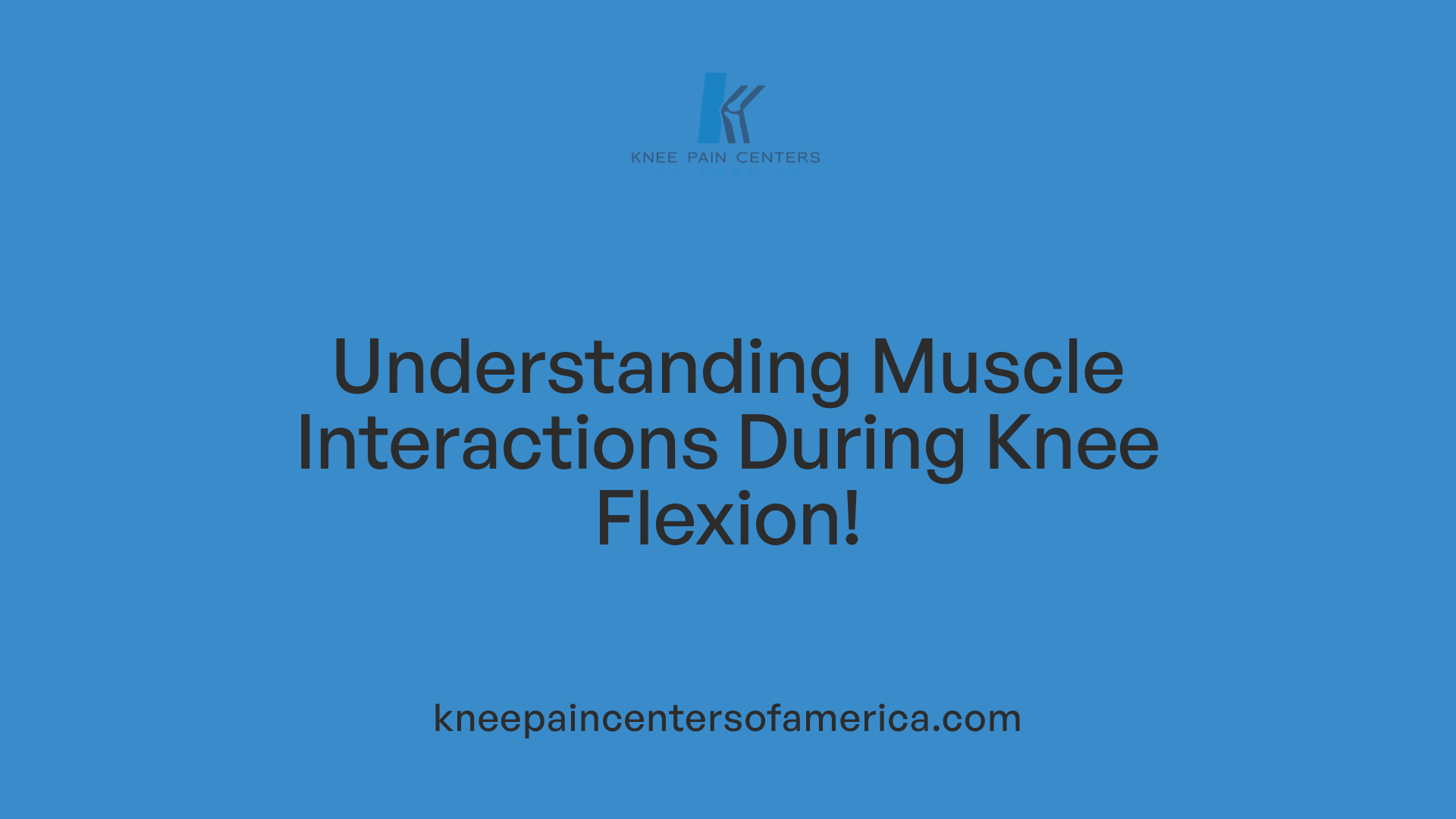 Understanding Muscle Interactions During Knee Flexion!
