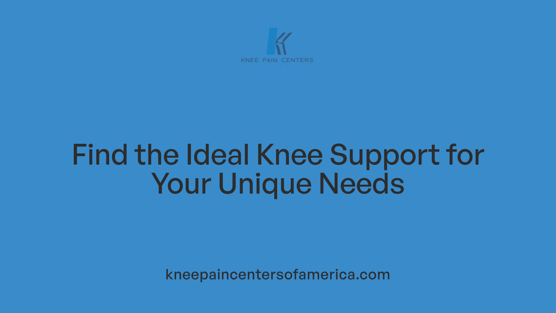 Find the Ideal Knee Support for Your Unique Needs