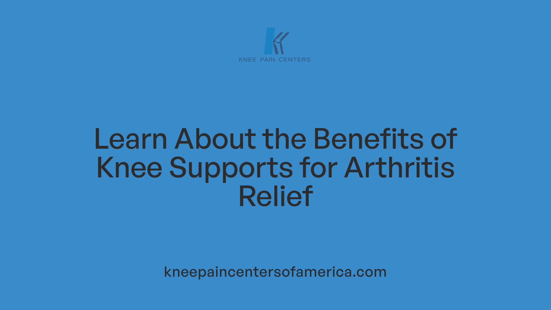 Learn About the Benefits of Knee Supports for Arthritis Relief