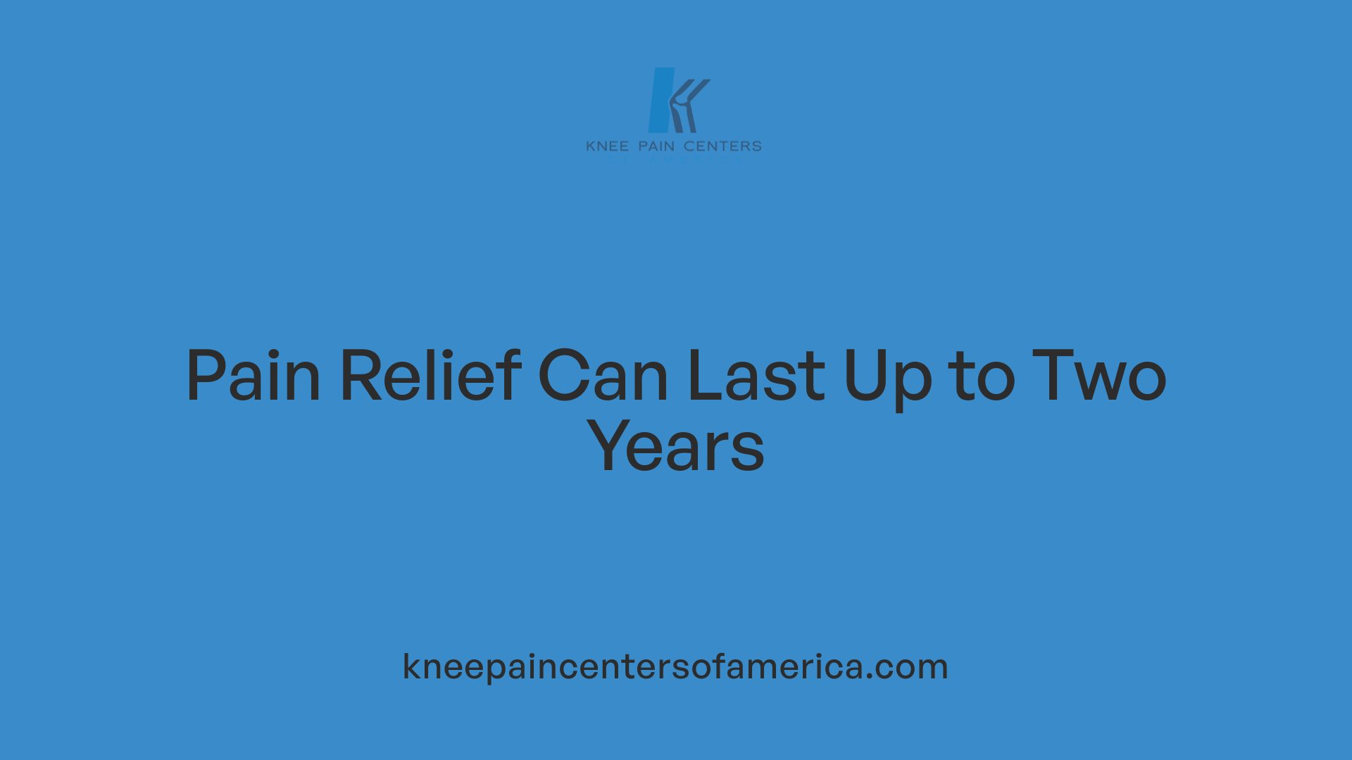Pain Relief Can Last Up to Two Years