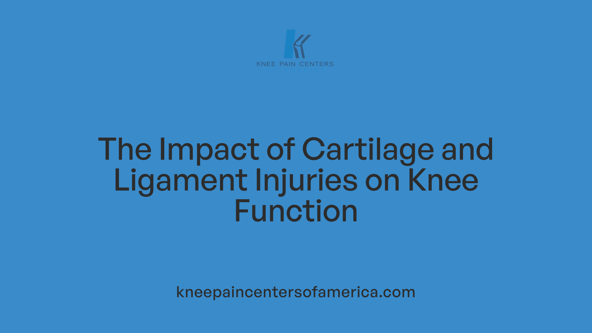 The Impact of Cartilage and Ligament Injuries on Knee Function