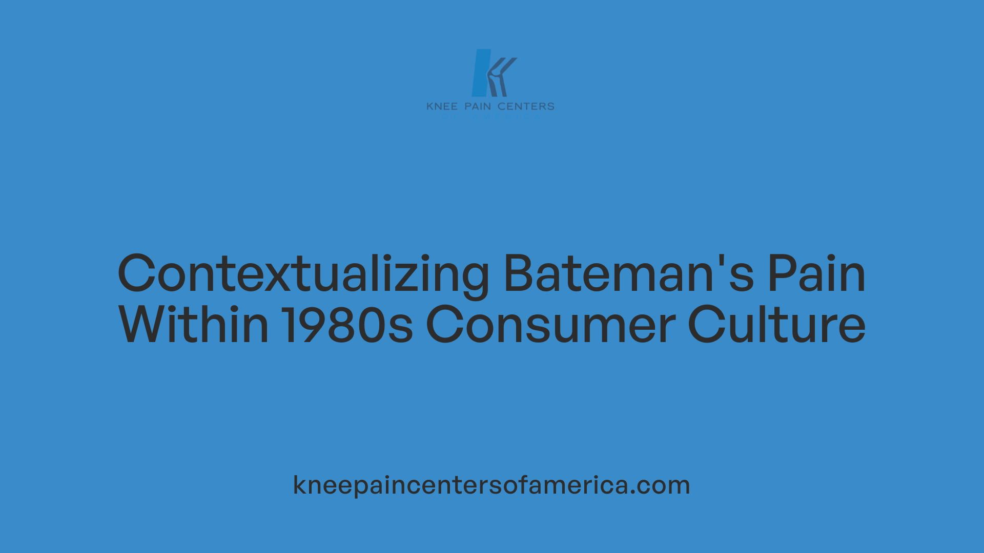 Contextualizing Bateman's Pain Within 1980s Consumer Culture
