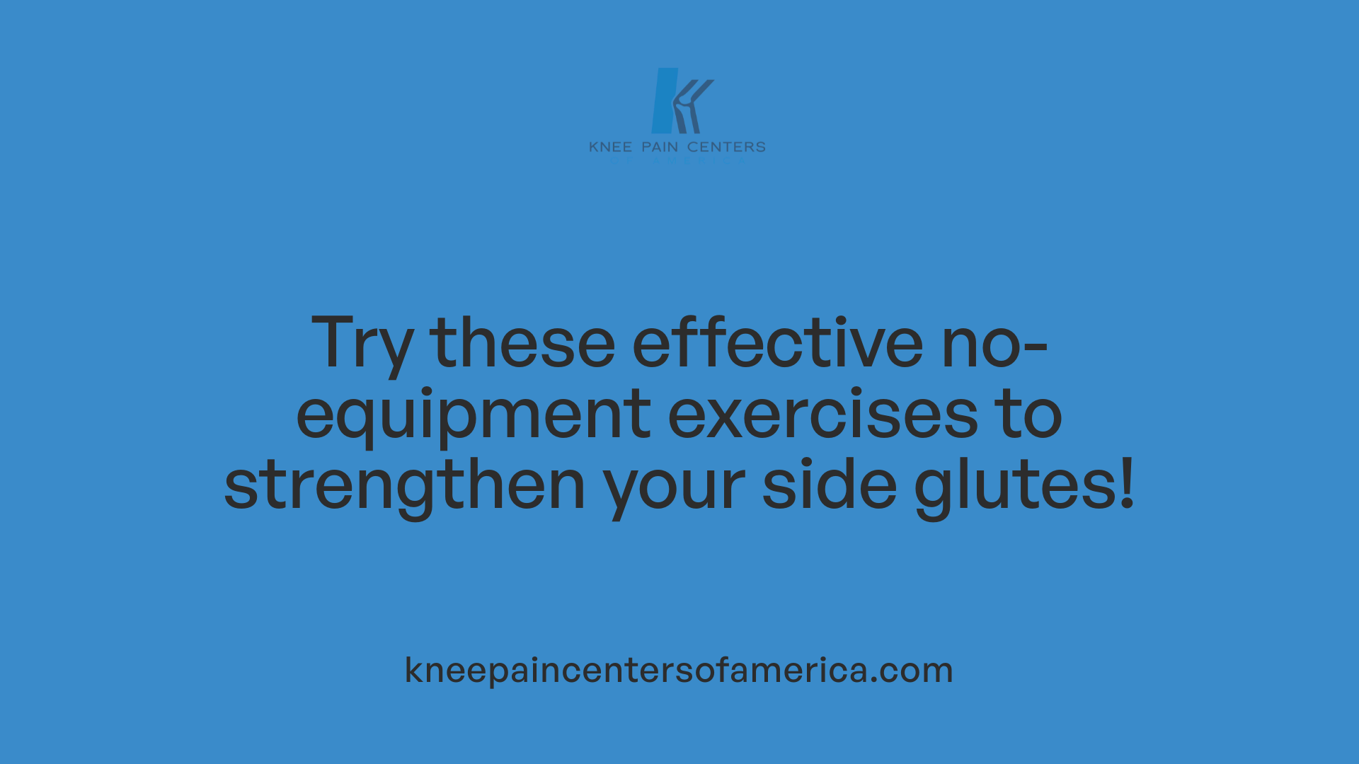 Try these effective no-equipment exercises to strengthen your side glutes!