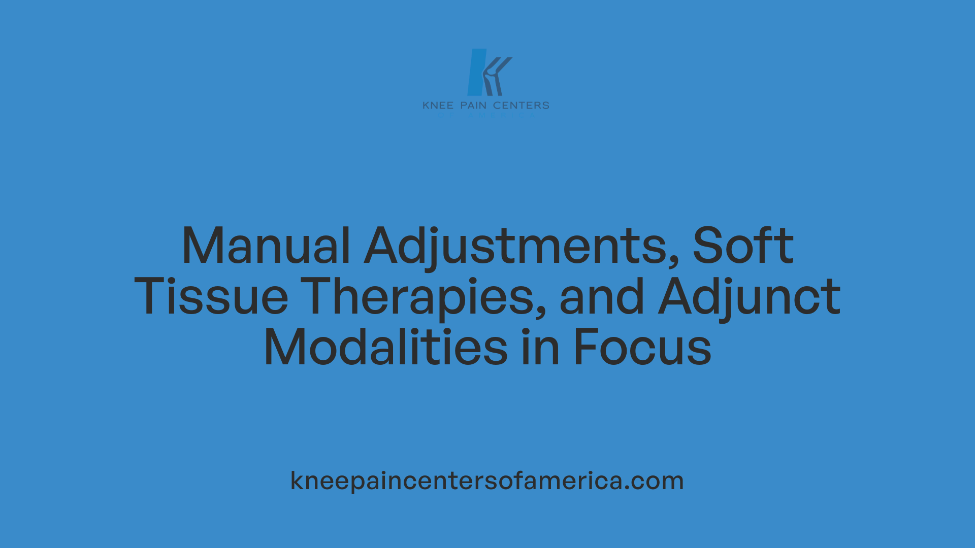 Manual Adjustments, Soft Tissue Therapies, and Adjunct Modalities in Focus