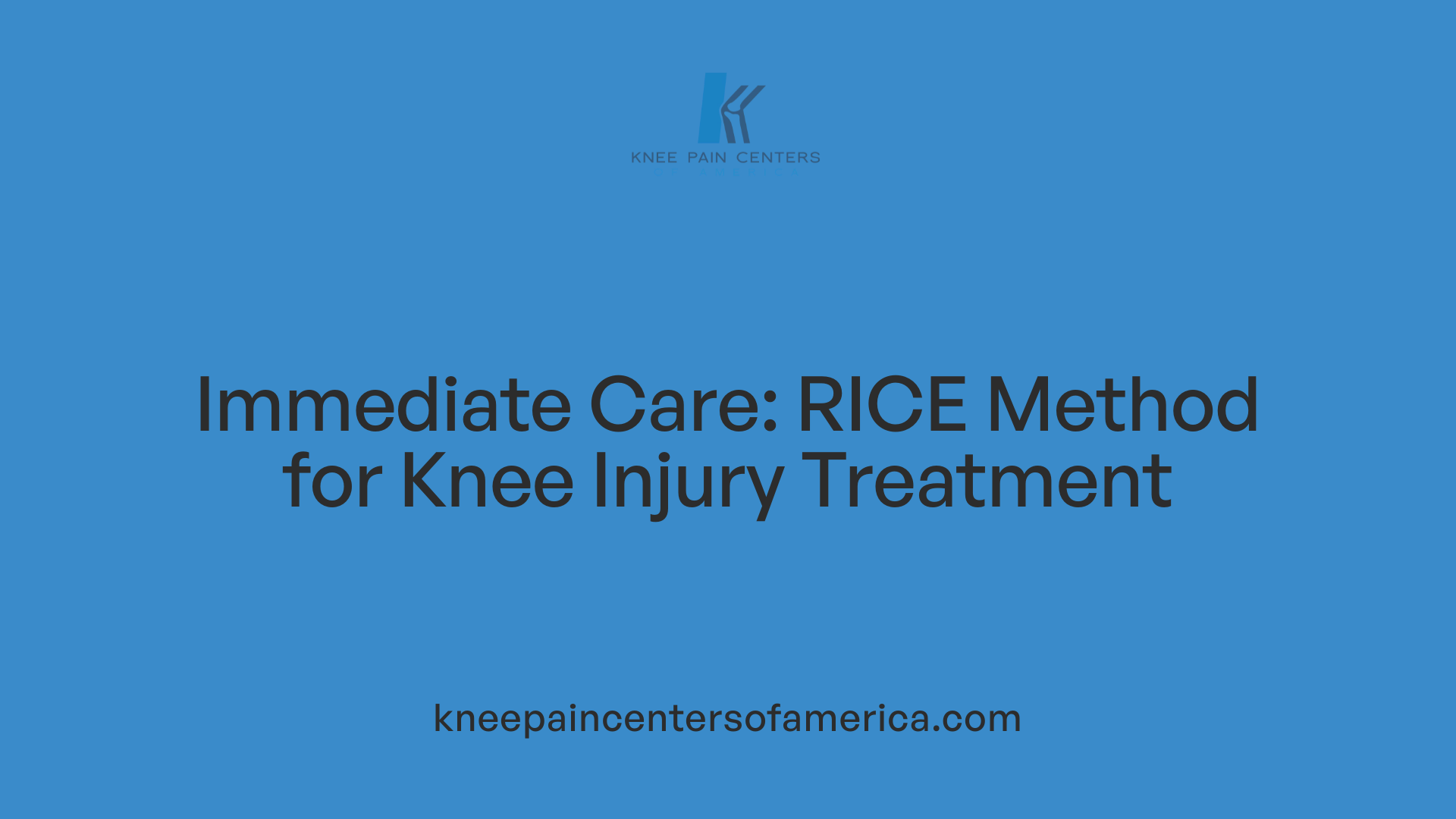 Immediate Care: RICE Method for Knee Injury Treatment