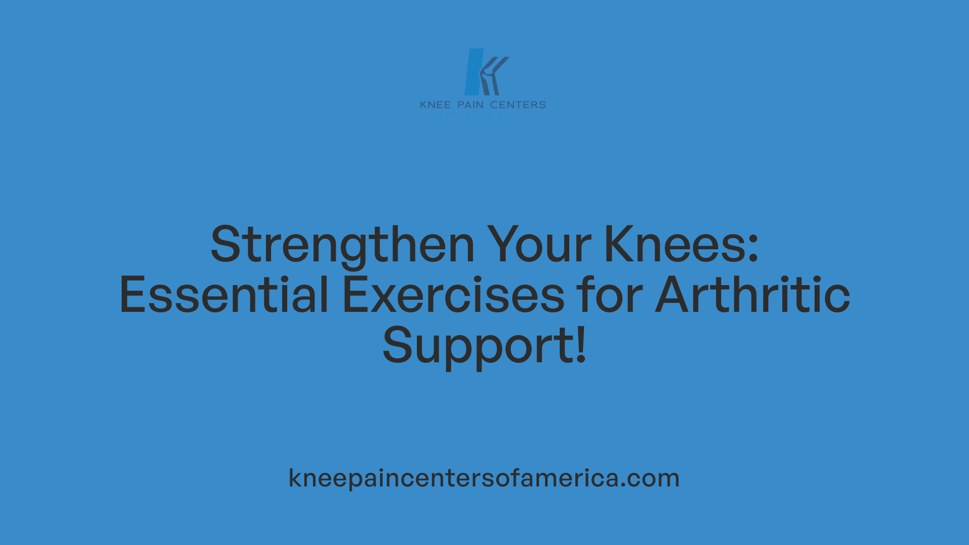 Strengthen Your Knees: Essential Exercises for Arthritic Support!