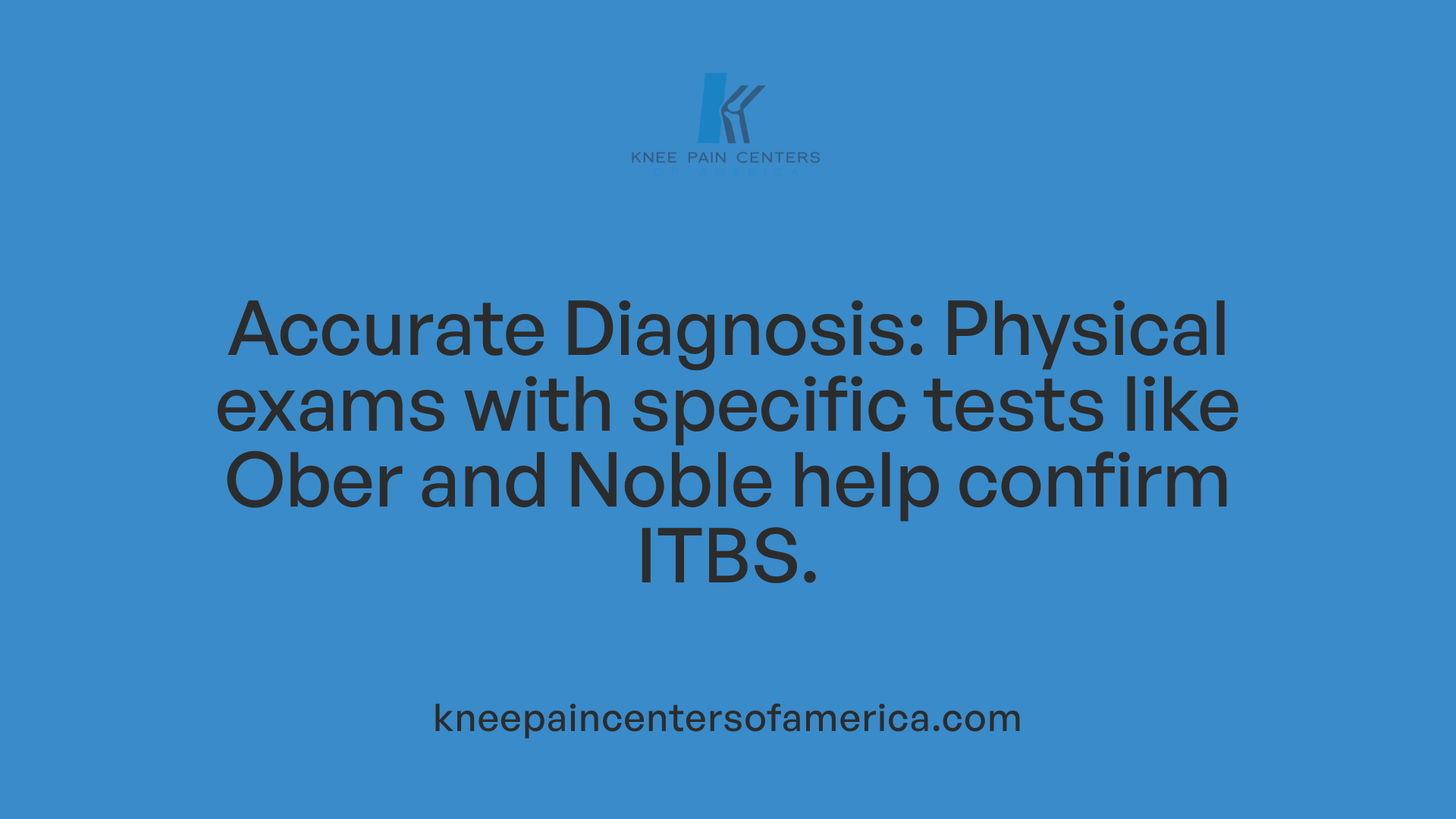 Accurate Diagnosis: Physical exams with specific tests like Ober and Noble help confirm ITBS.