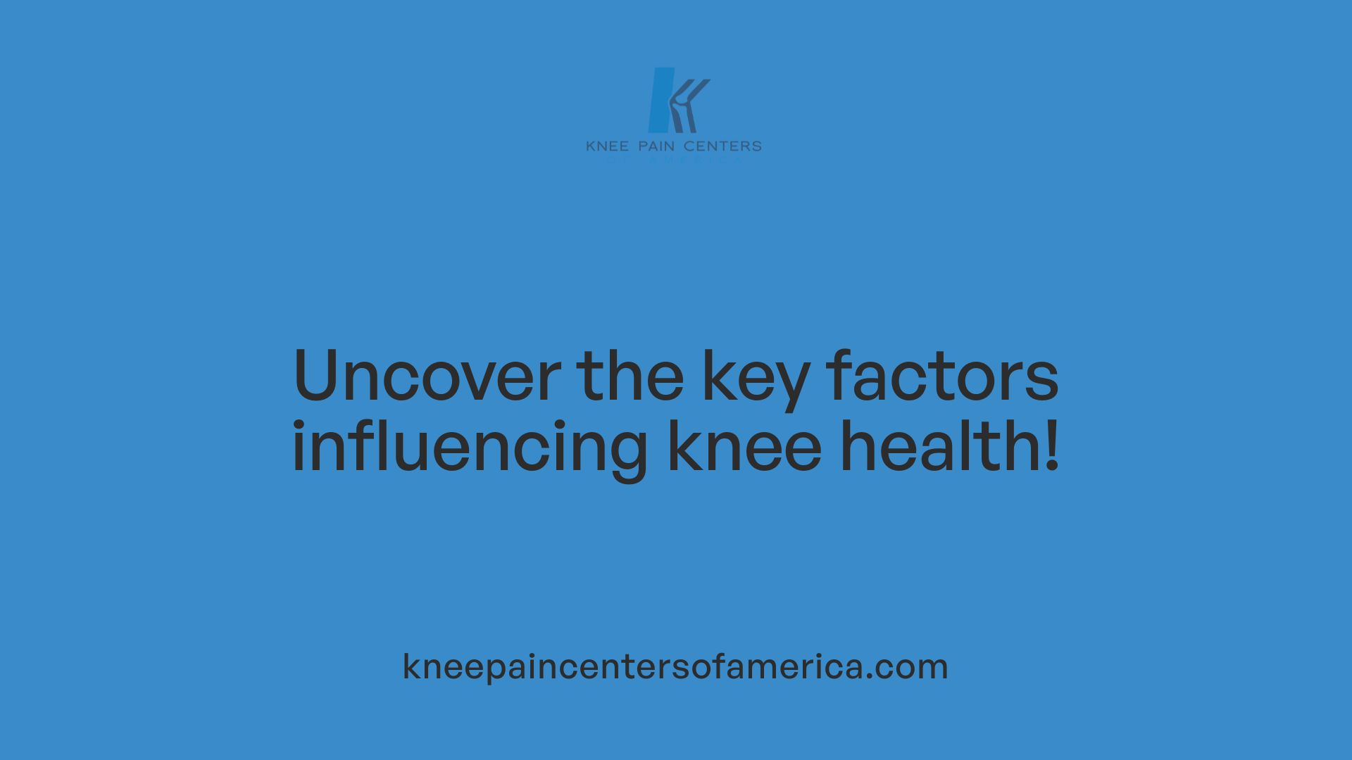 Uncover the key factors influencing knee health!