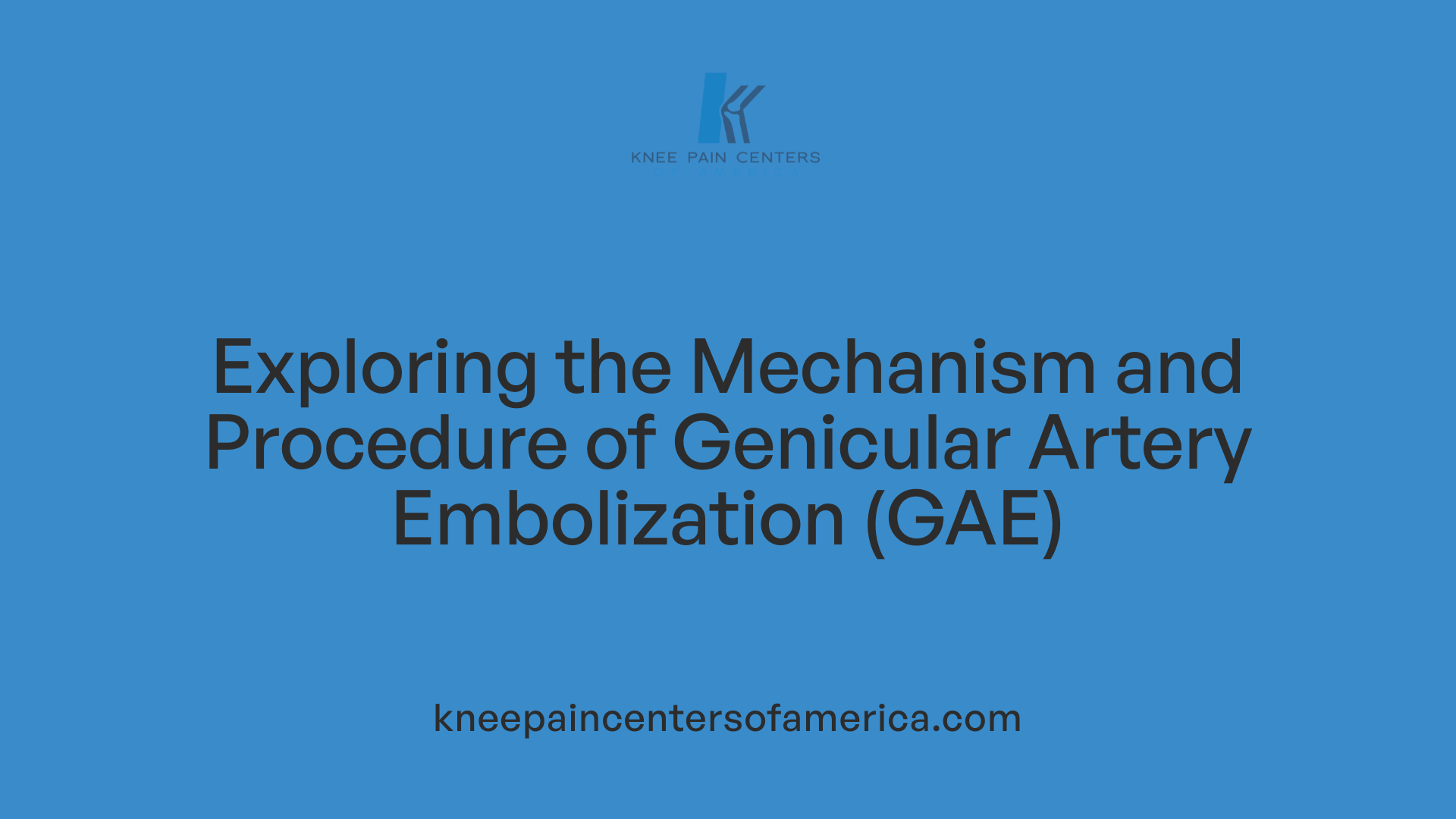 Exploring the Mechanism and Procedure of Genicular Artery Embolization (GAE)